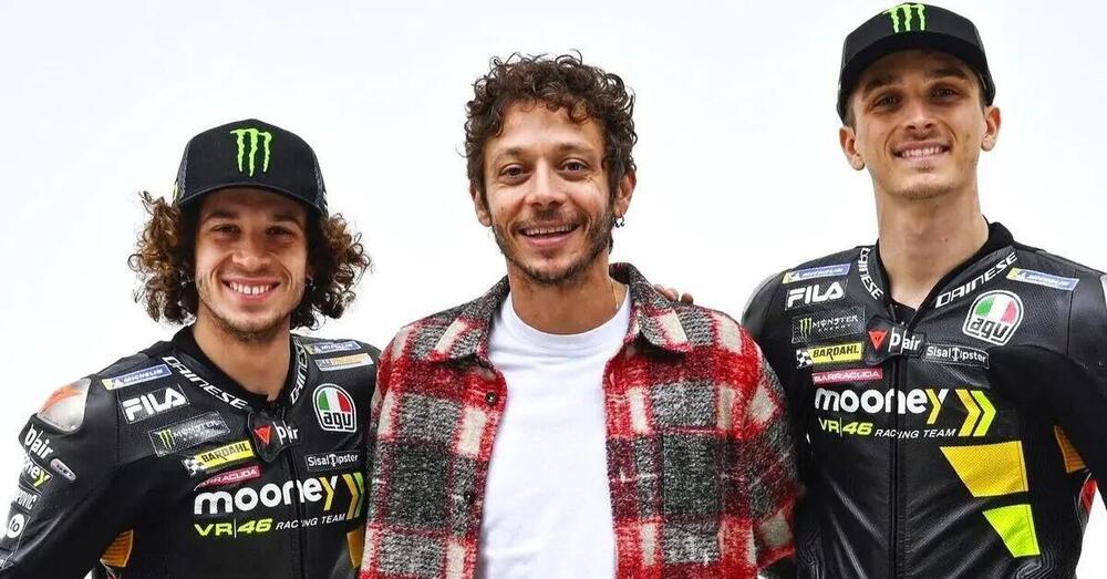 Gode solo Valentino Rossi: prima volta sul podio per Luca Marini e Marco Bezzecchi ancora davanti a tutti