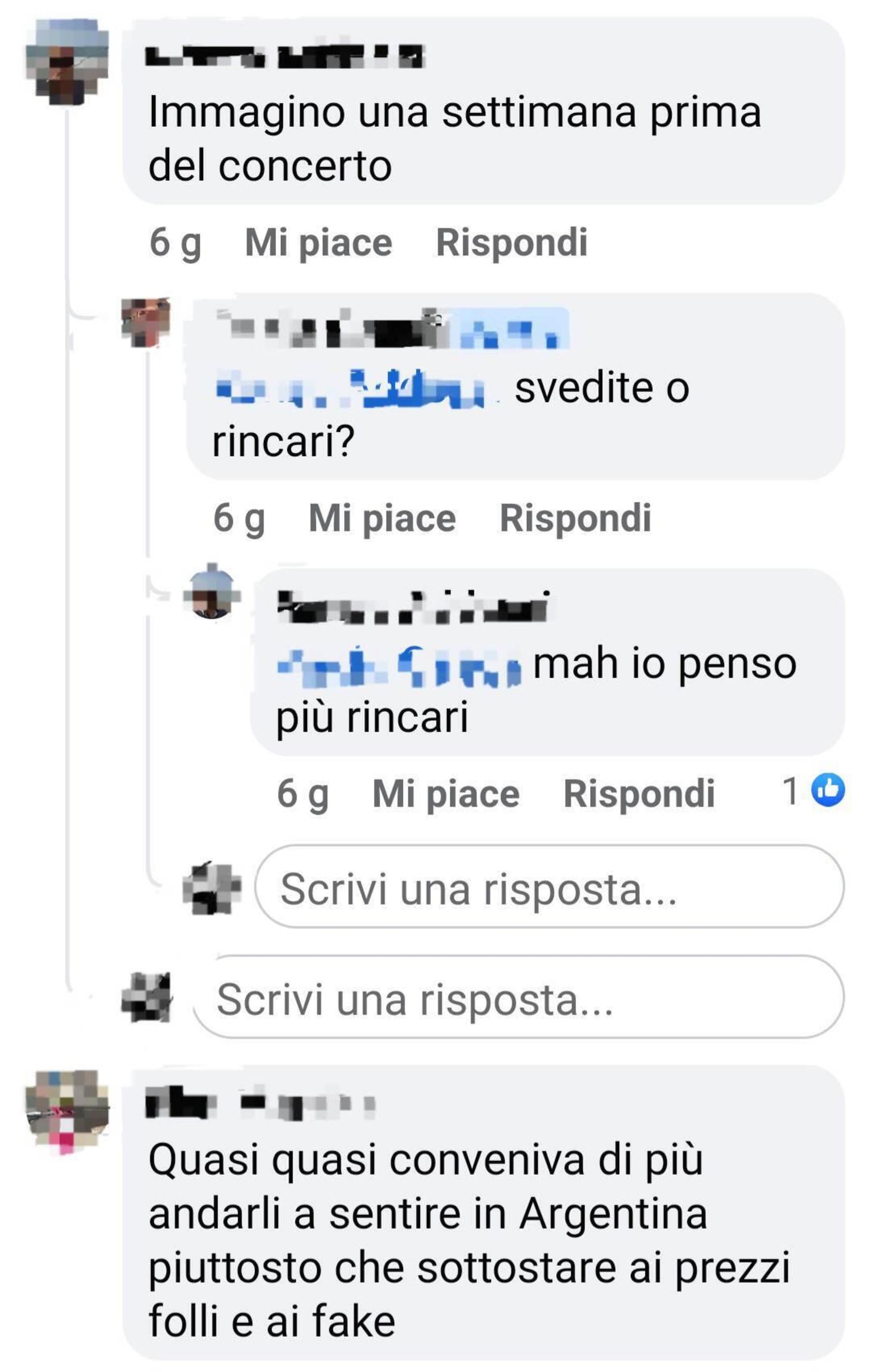 commenti gruppi di rivendita