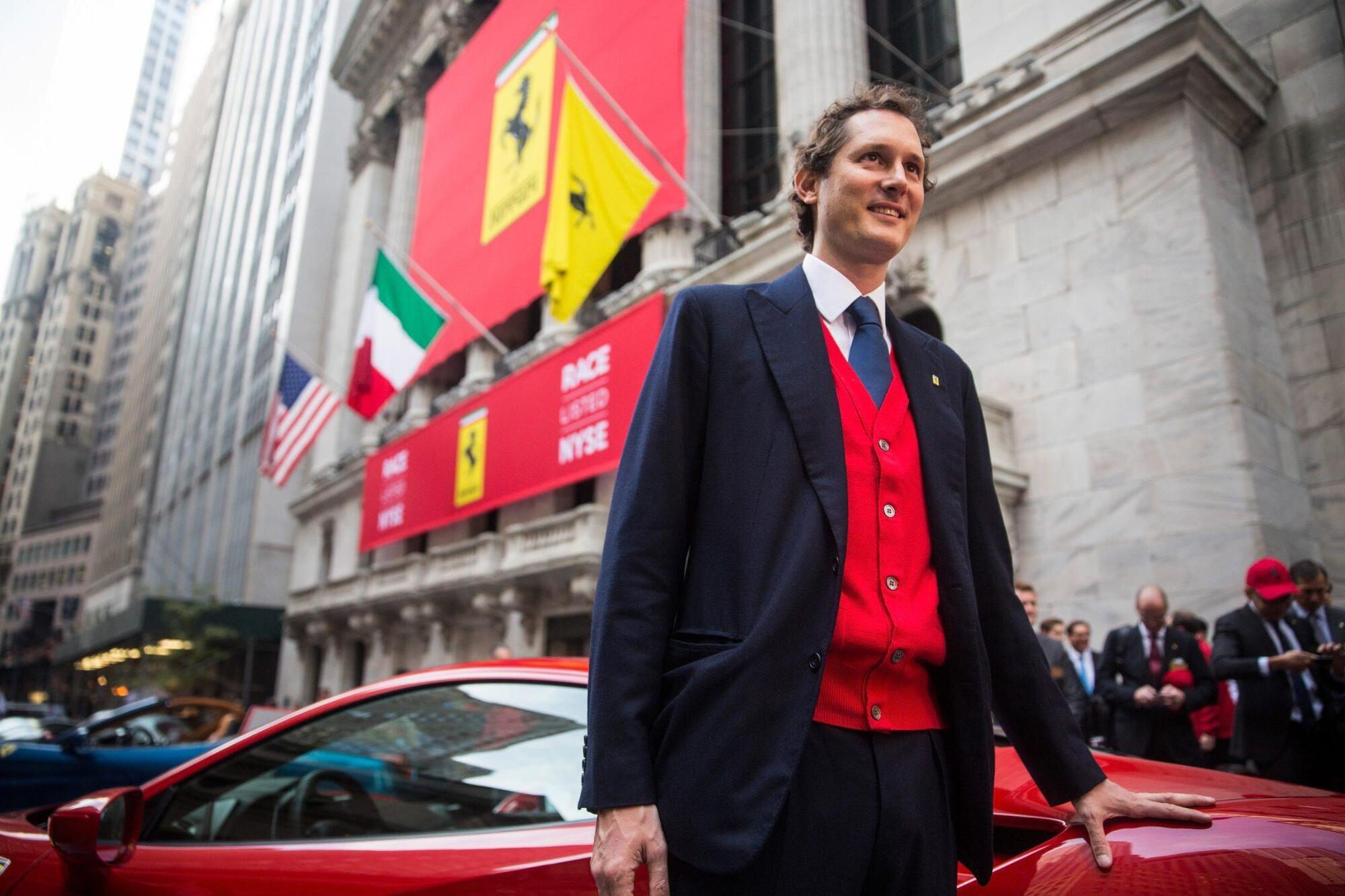 John Elkann Ferrari Usa