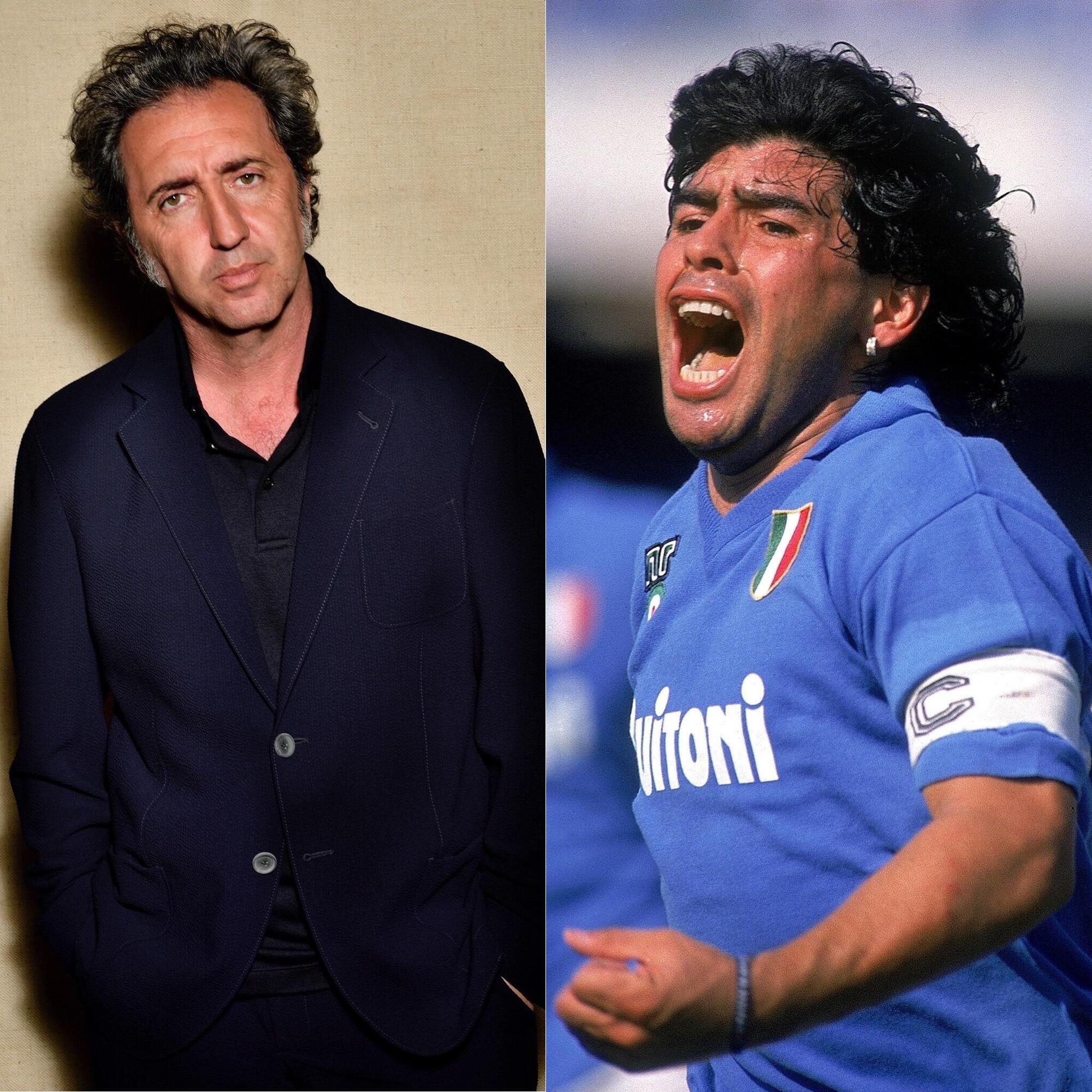 Paolo Sorrentino e Diego Armando Maradona