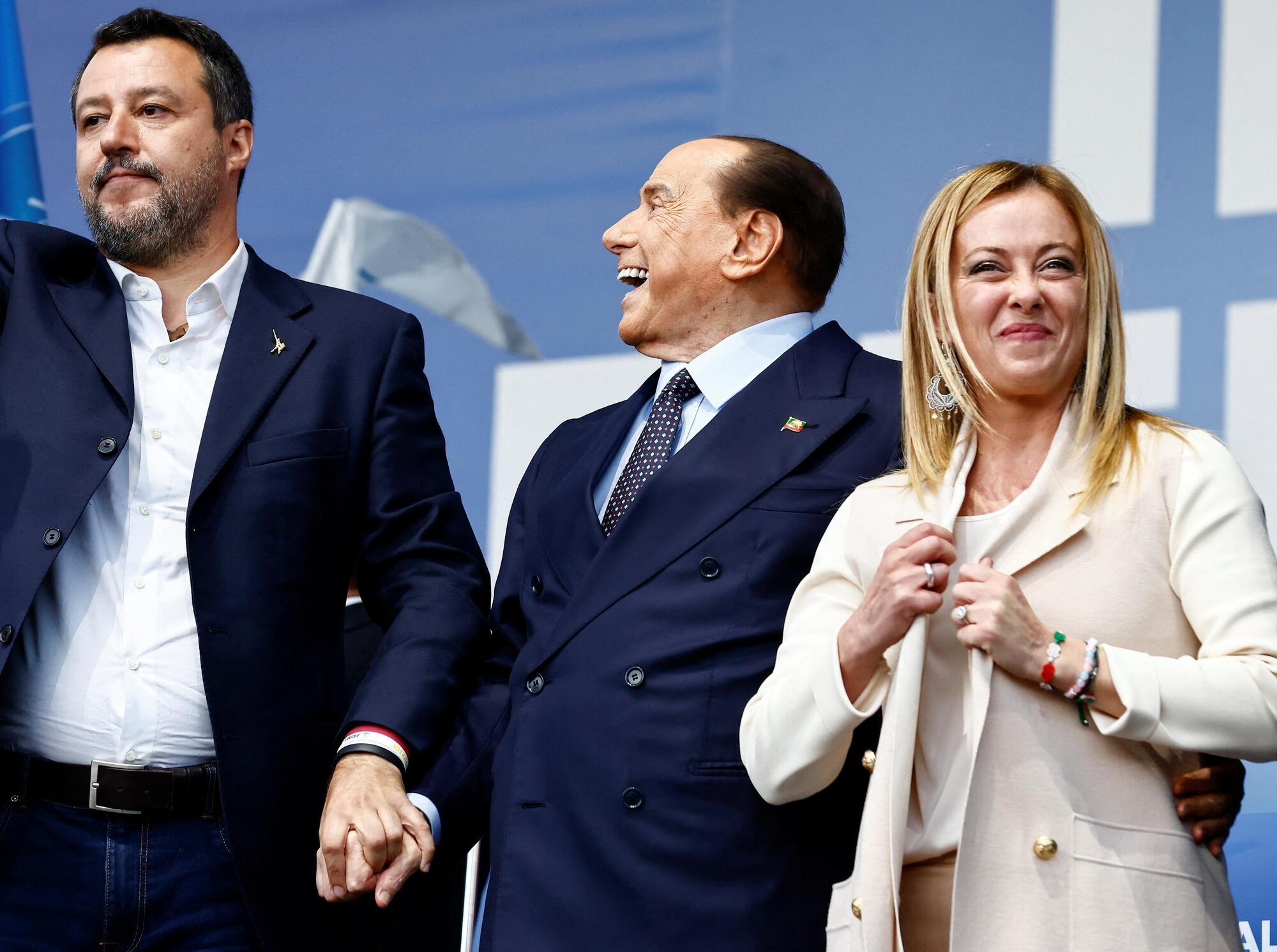 salvini berlusconi meloni