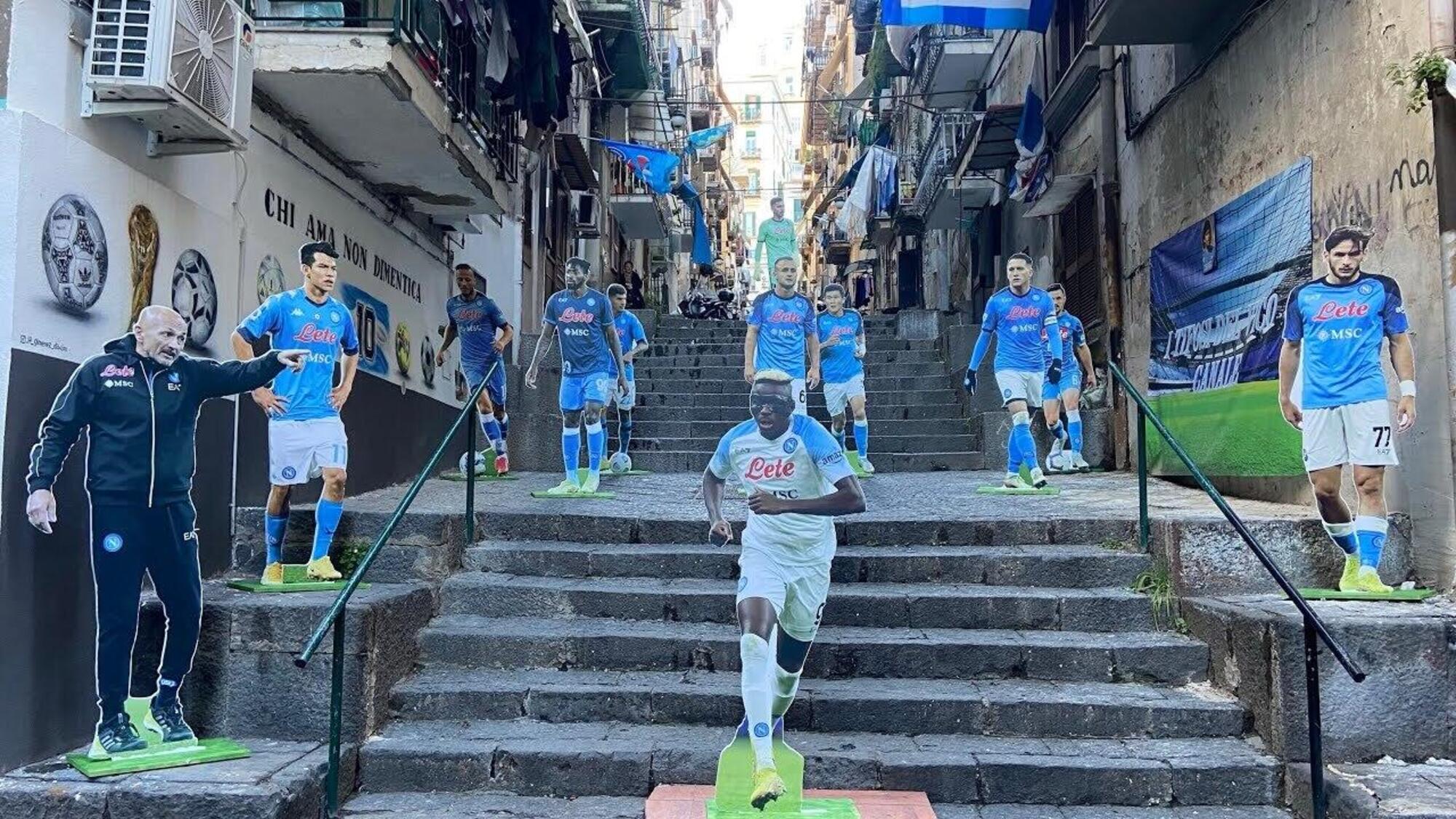 A Napoli &egrave; tutto pronto per la festa scudetto