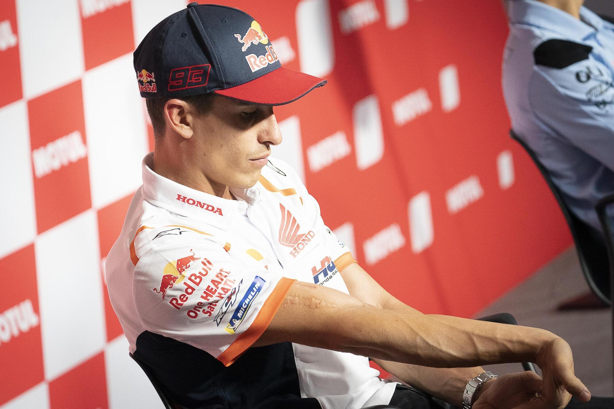 Marc Marquez braccio