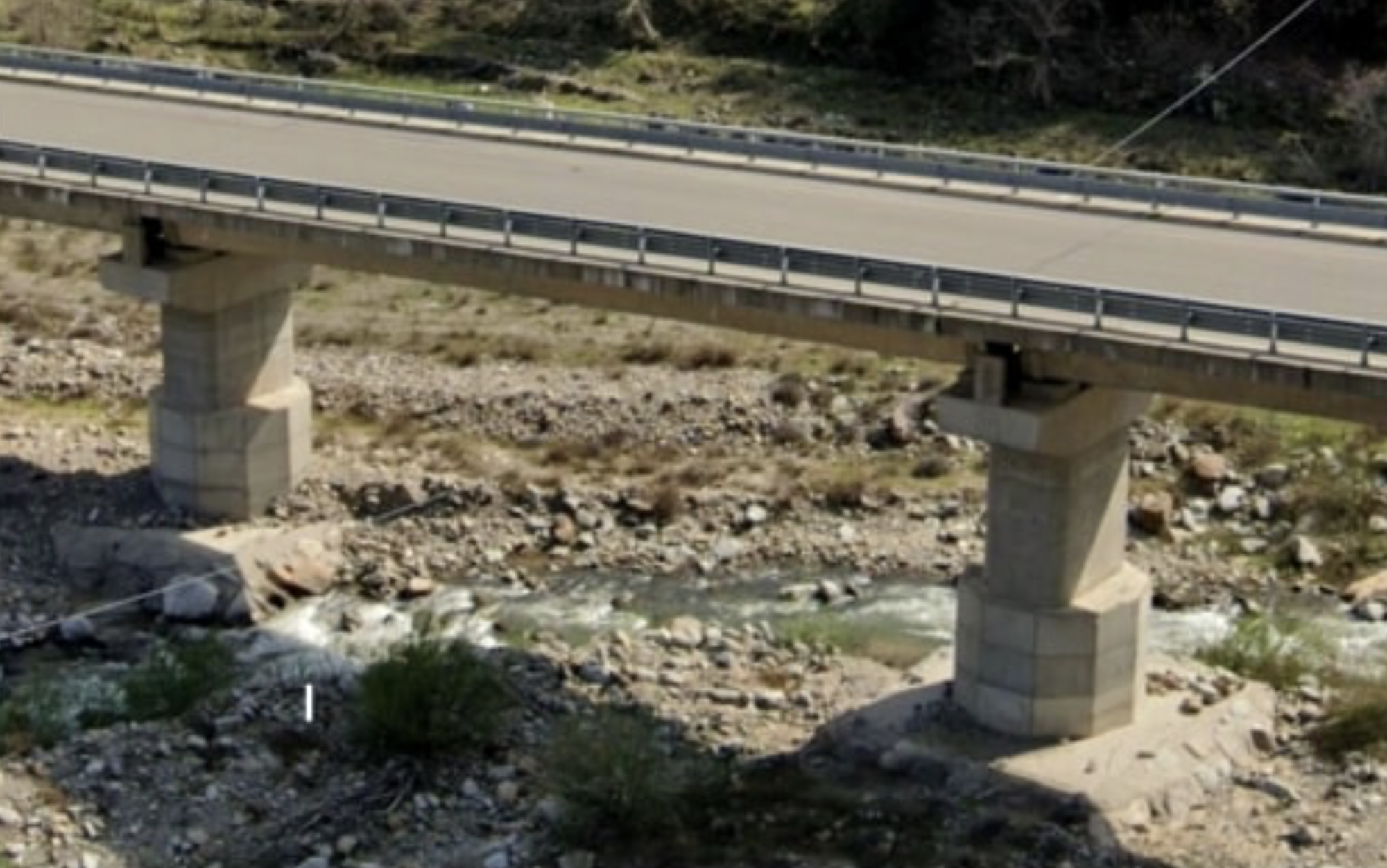 Il viadotto Ortiano 2 crollato per il maltempo