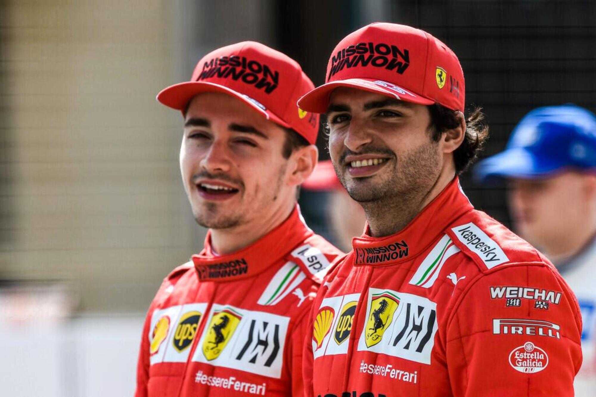 Charles Leclerc e Carlos Sainz