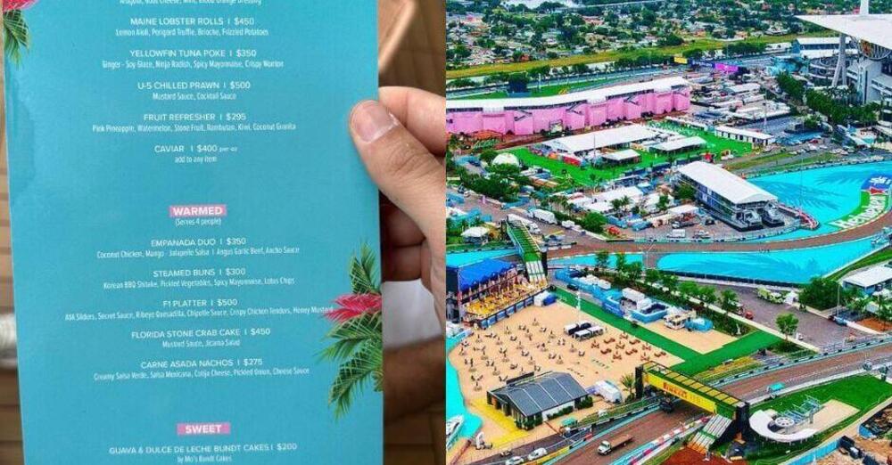 Miami, follia per vip: pubblicati i prezzi del men&ugrave; nel paddock club 