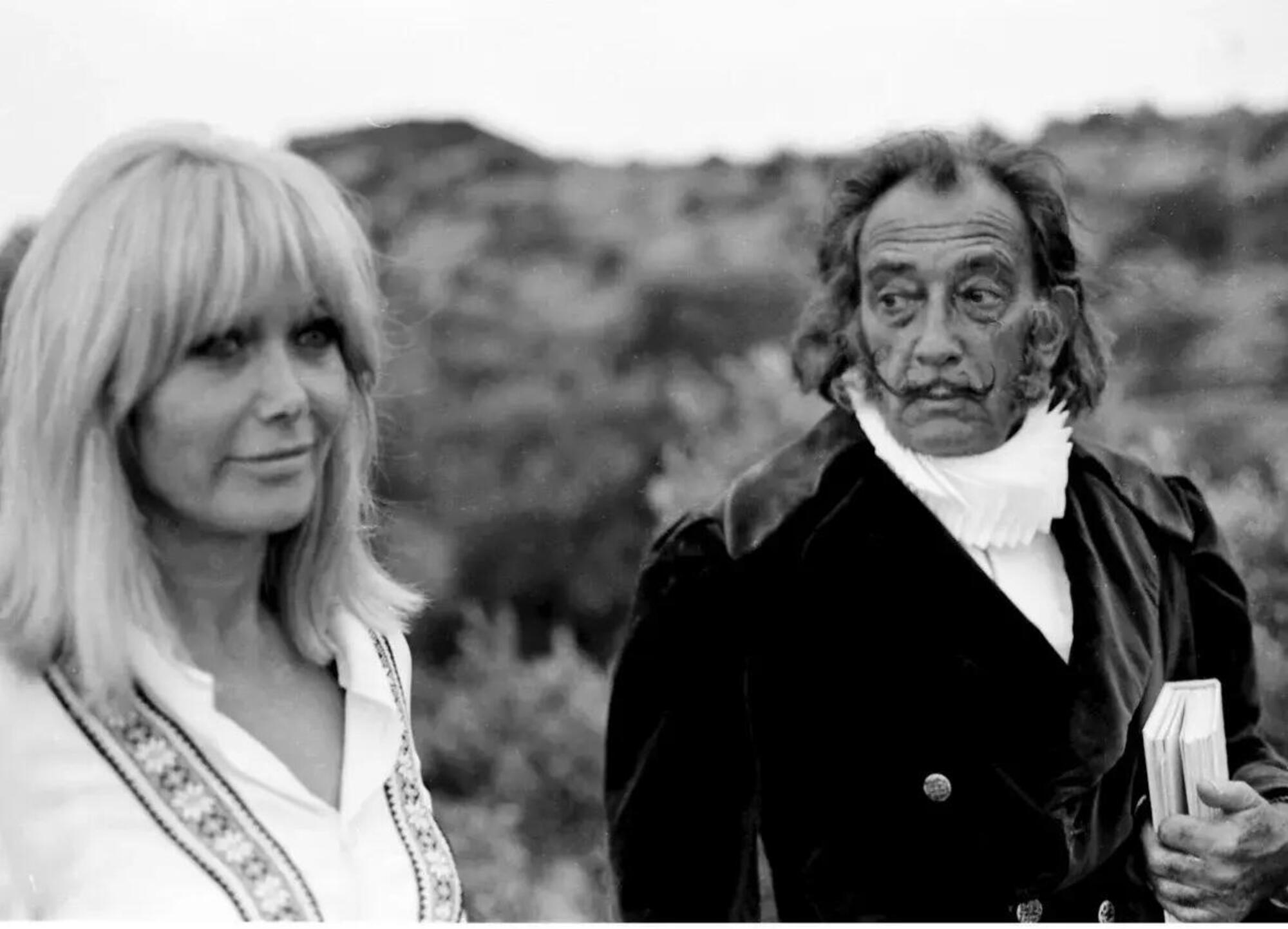 Salvador Dal&igrave; e Amanda Lear