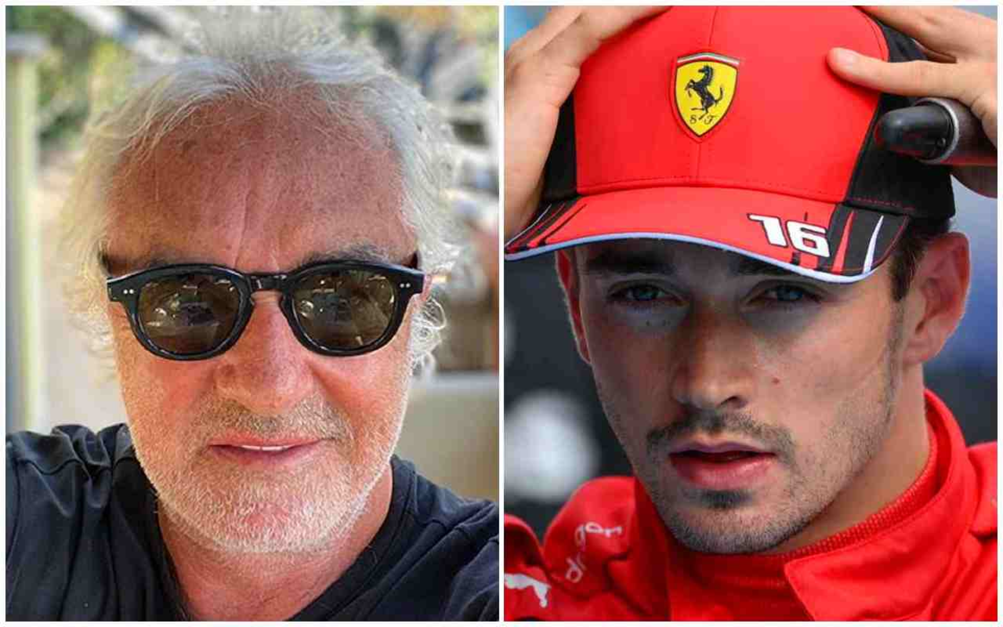 Briatore e Leclerc