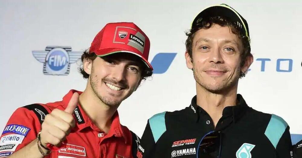 Pecco Bagnaia parla chiaro: &ldquo;Le parole di Valentino Rossi? Non sono d&rsquo;accordo!&rdquo;