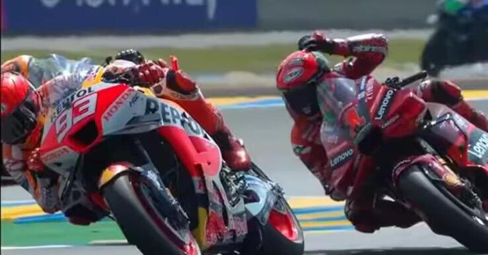 &ldquo;Pecco Bagnaia chieda scusa a Marc Marquez e smetta di fare il lamentino&rdquo;: l&rsquo;ex campione tuona (ma non c&rsquo;ha capito un ca**o)!