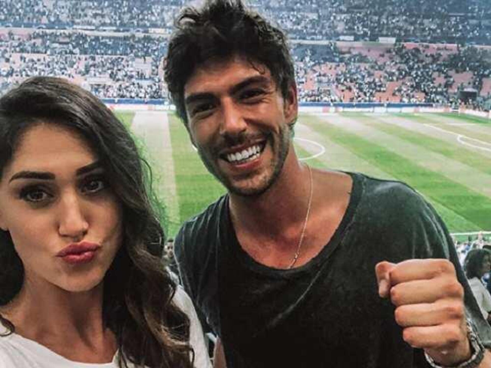 Ignazio Moser e Cecilia Rodriguez a San Siro per l&#039;Inter