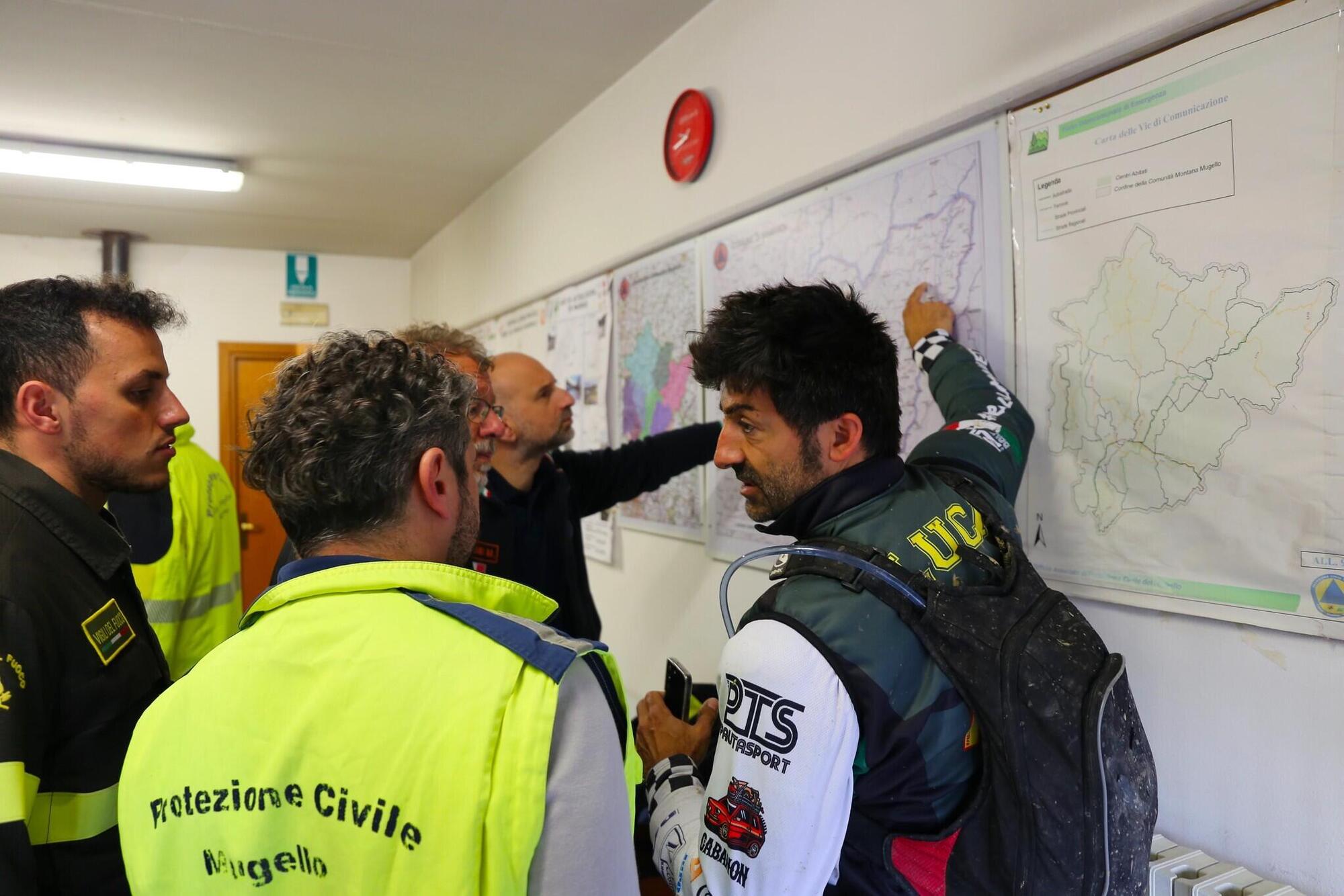 Il coordinamento di Enduro Motor Valley con i soccorritori e forze dell&#039;ordine