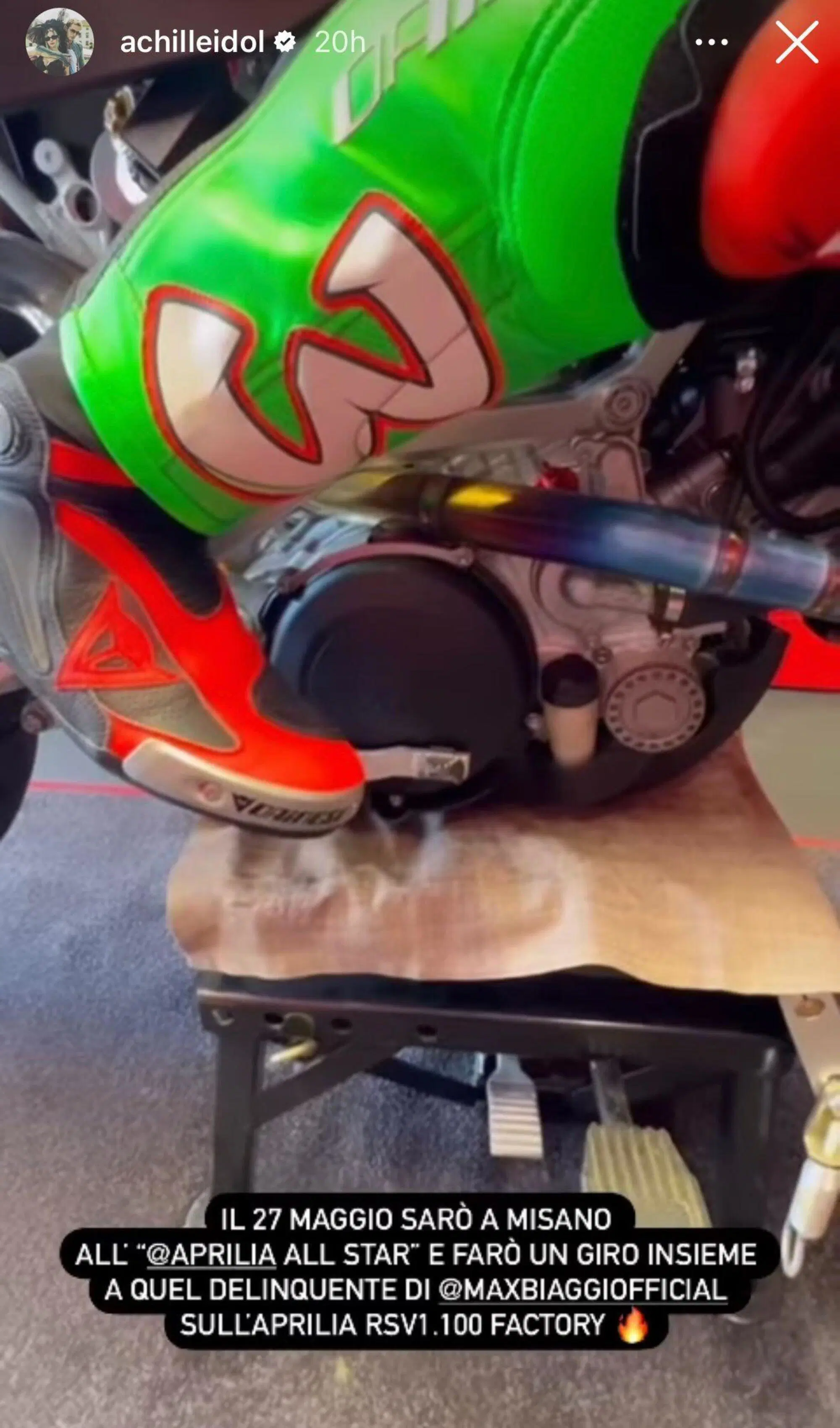 L'annuncio di Achille Lauro