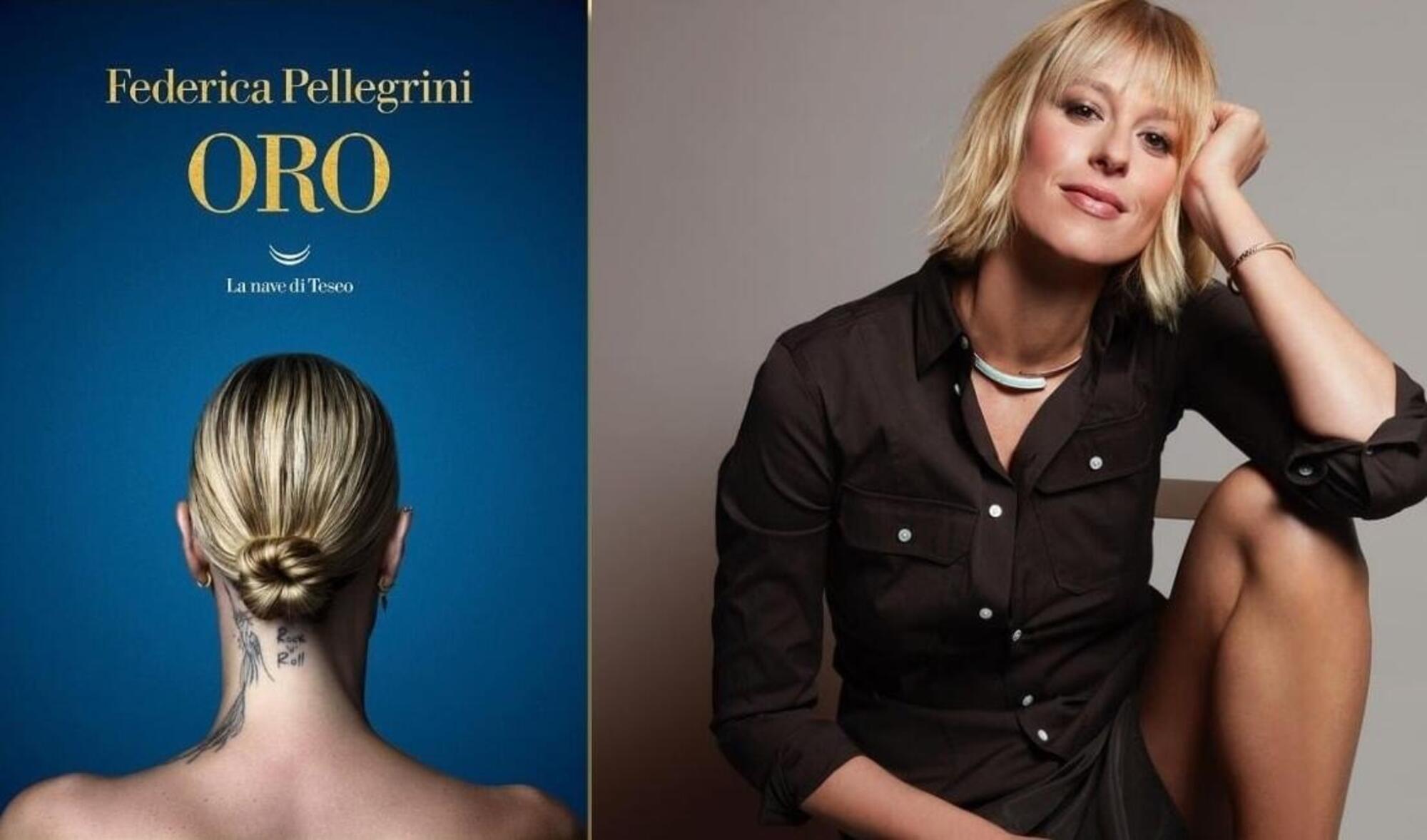Federica Pellegrini e la copertina di "Oro"