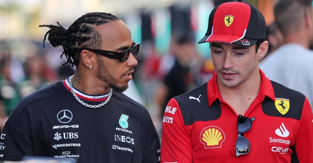 Leclerc strizza l&#039;occhio a Hamilton in Ferrari: &quot;Chi non lo vorrebbe al suo fianco?&quot;