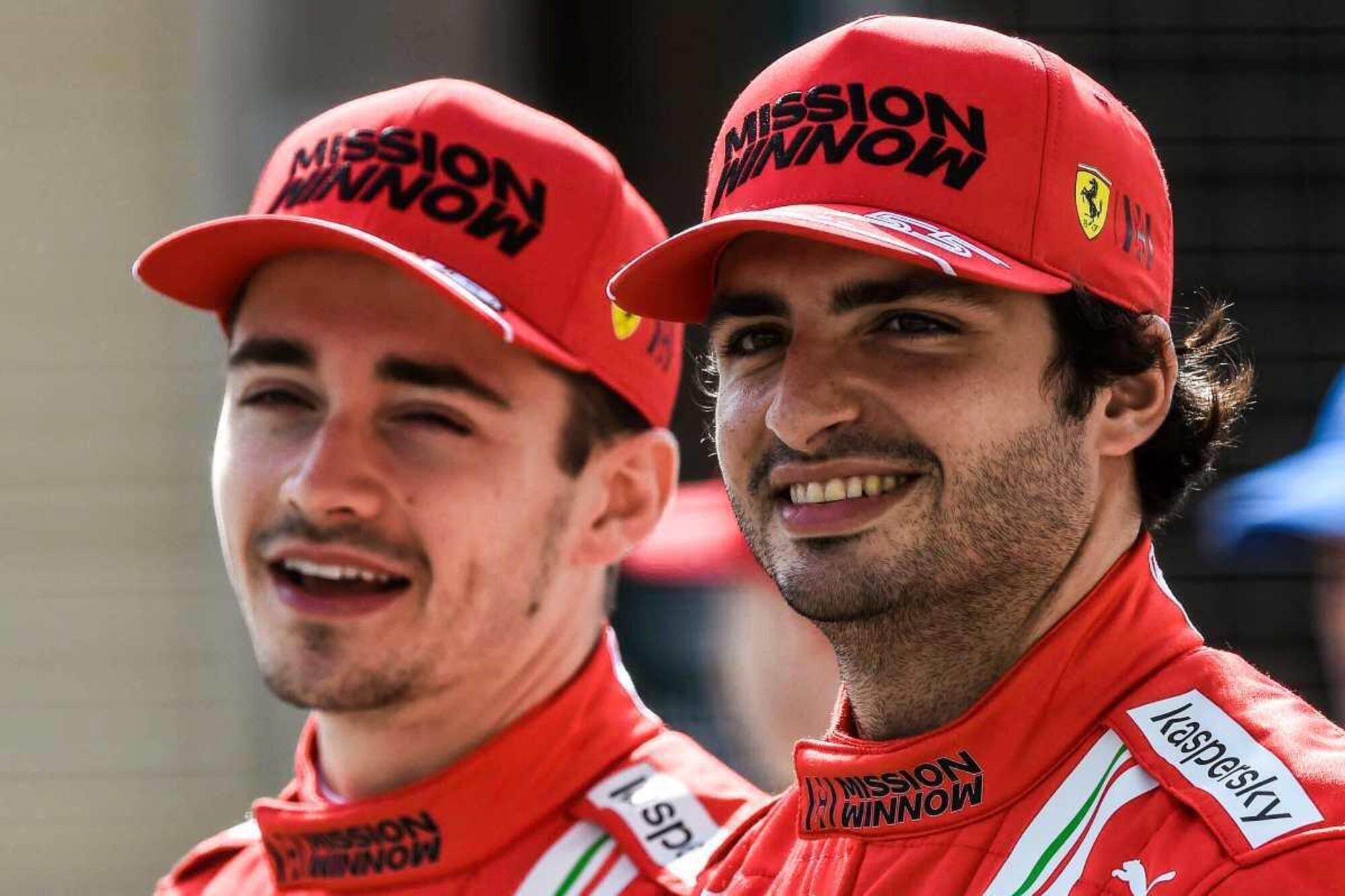 Charles Leclerc e Carlos Sainz