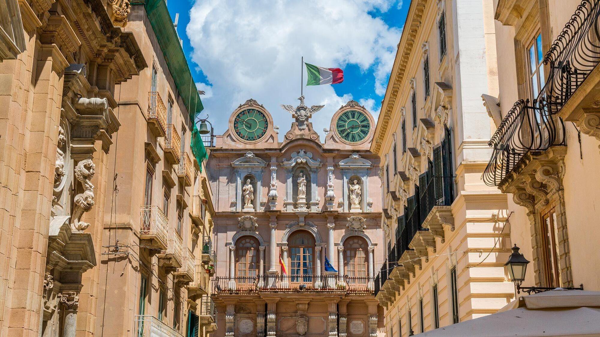 trapani palazzo senatorio municipio