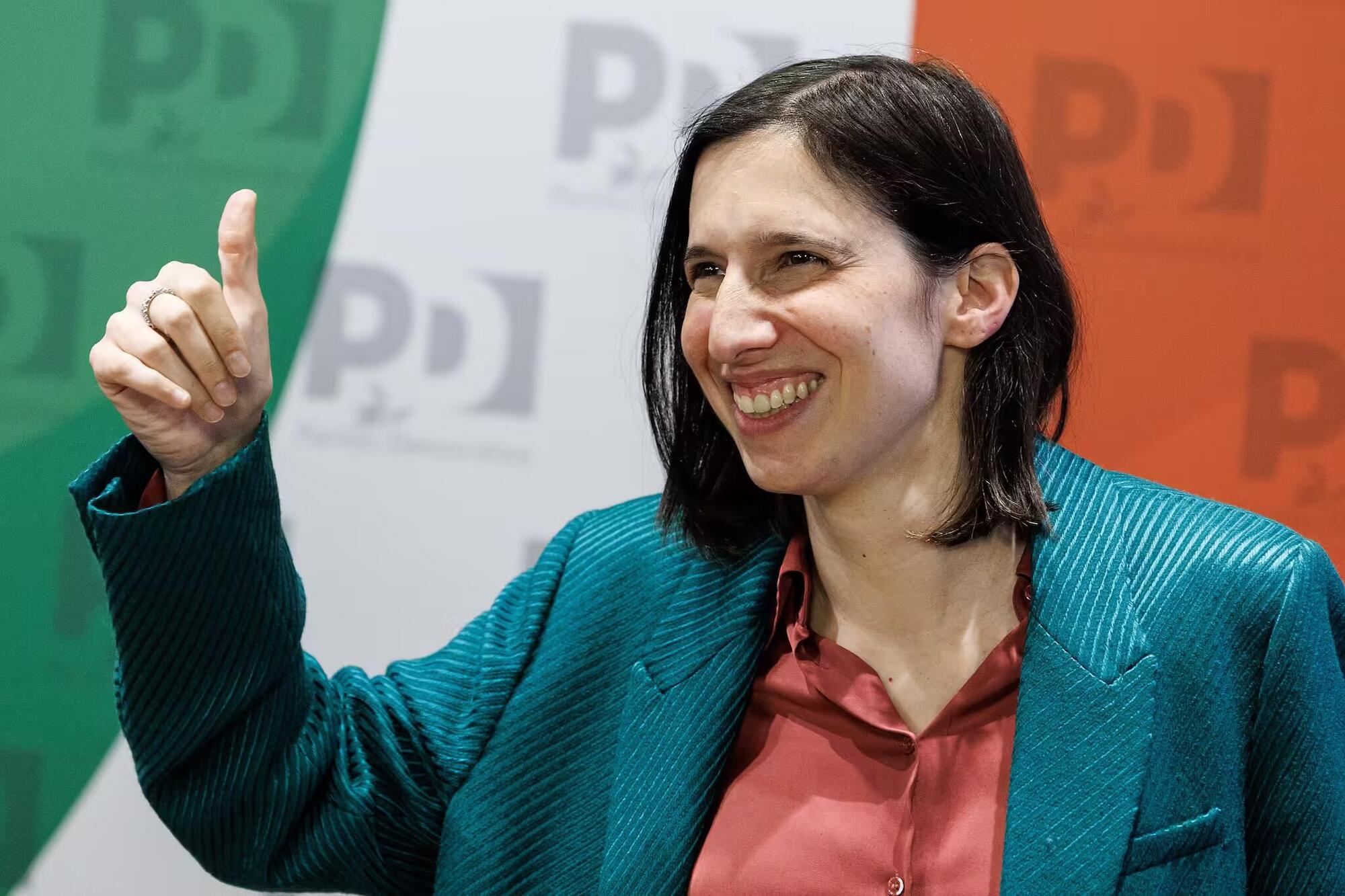 La segretaria del Pd, Elly Schlein