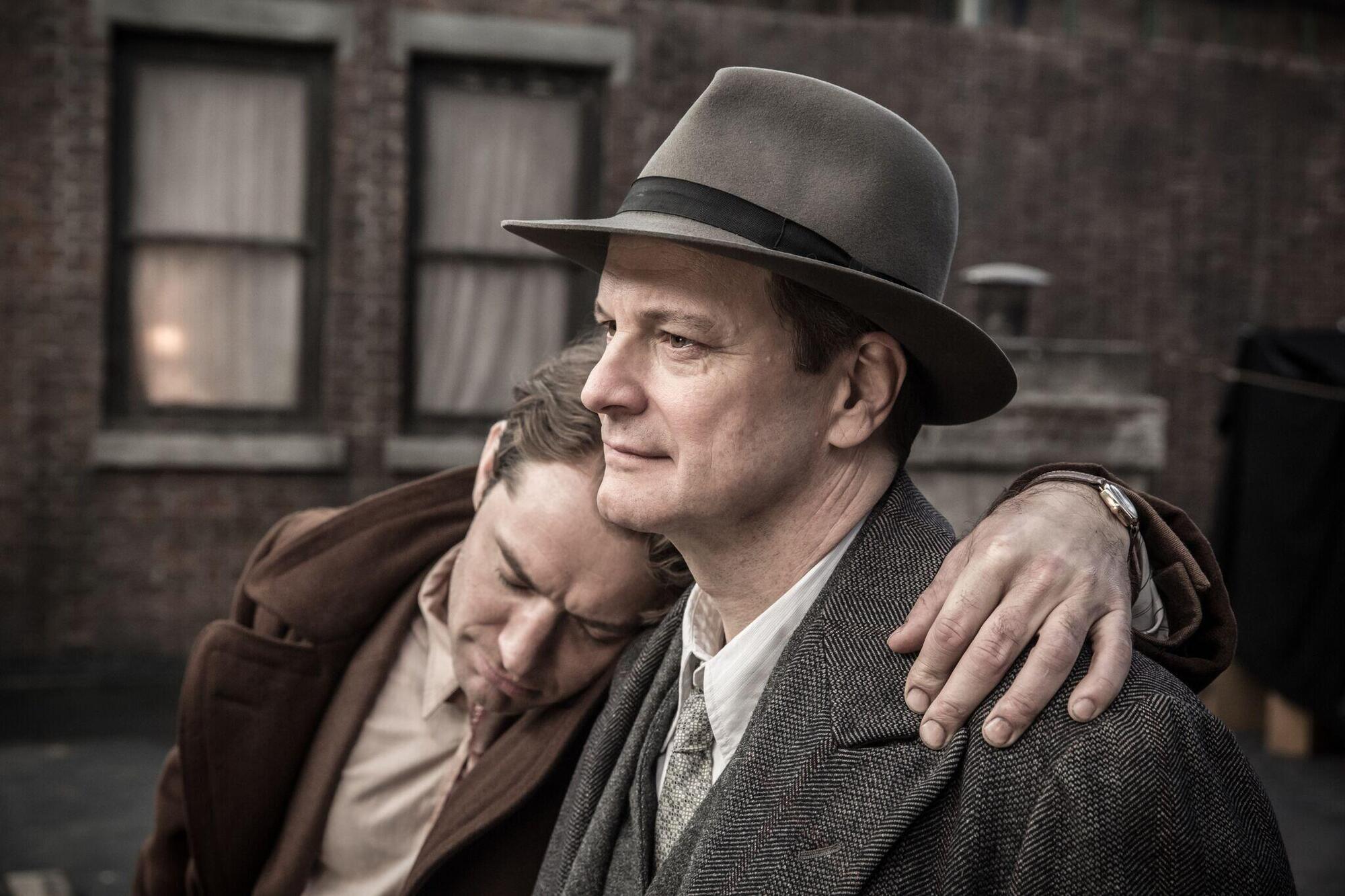 Thomas Wolfe e Maxwell Perkins interpretati da Jude Law e Colin Firth in The Genius