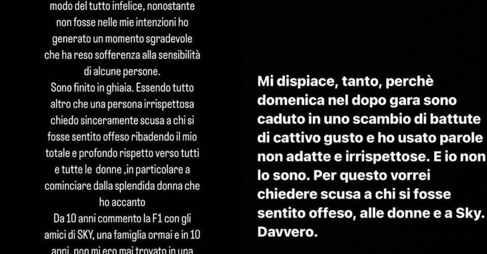 Caso Bobbi-Valsecchi, arrivano le scuse dei commentatori di Sky: &quot;Scambio di battute di cattivo gusto, ci scusiamo&quot;