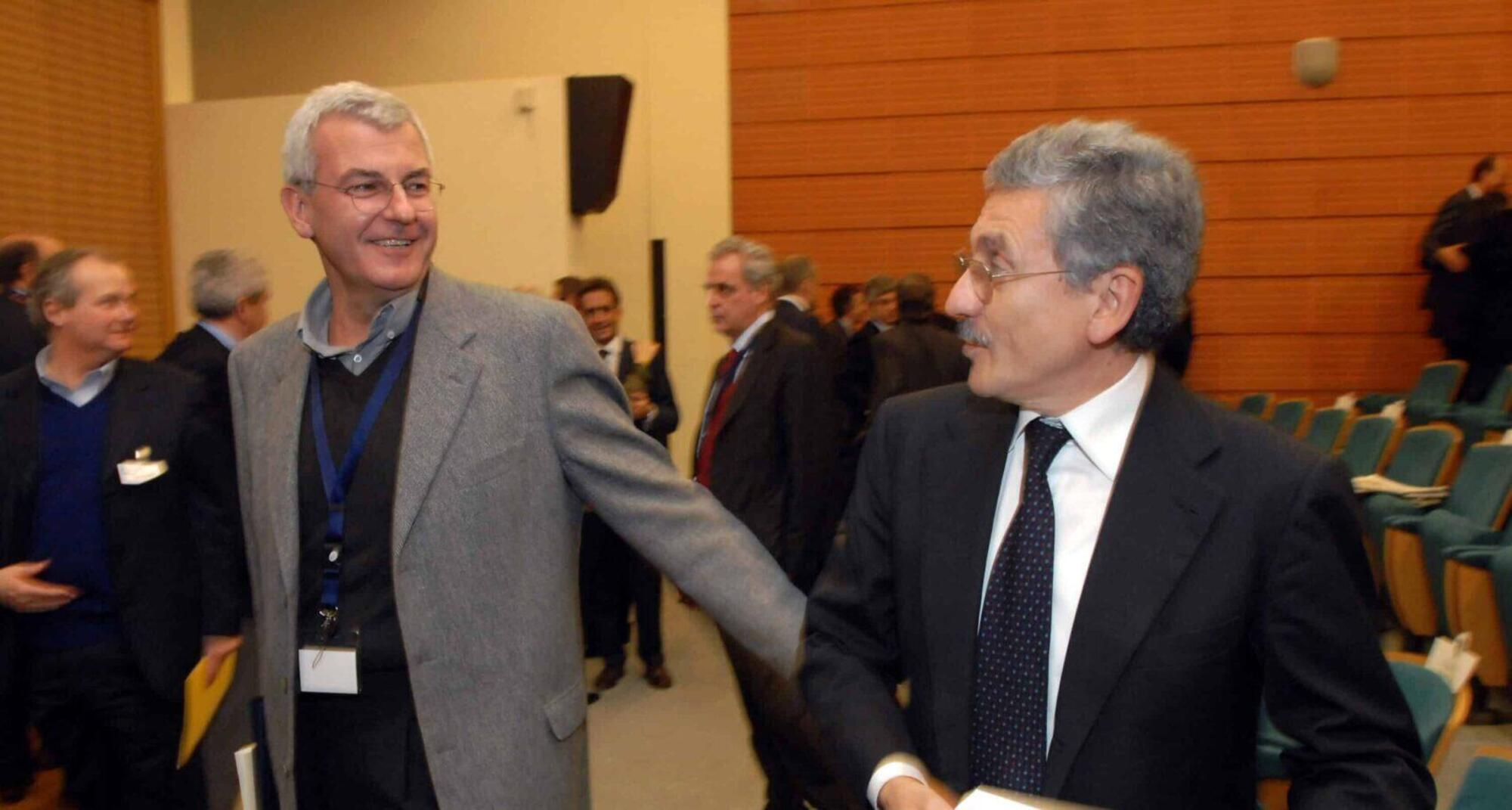 Massimo D&#039;Alema e Alessandro Profumo 