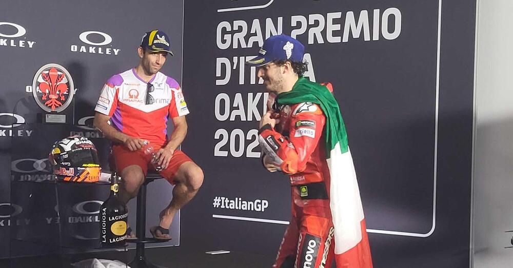 Pecco Bagnaia: &quot;Per Andrea Dovizioso &egrave; stato pi&ugrave; difficile. Questa Ducati &egrave; anche merito suo...&quot;