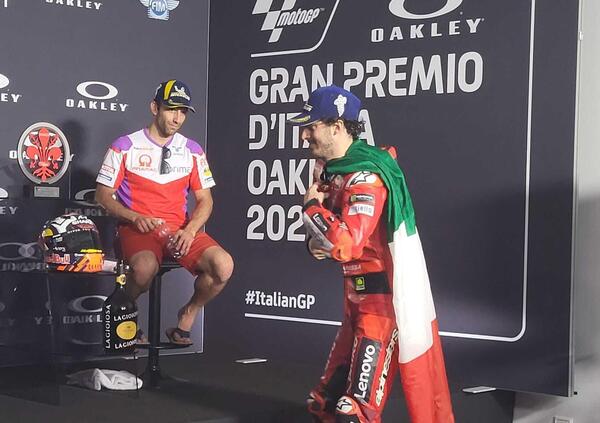 Pecco Bagnaia: &quot;Per Andrea Dovizioso &egrave; stato pi&ugrave; difficile. Questa Ducati &egrave; anche merito suo...&quot;