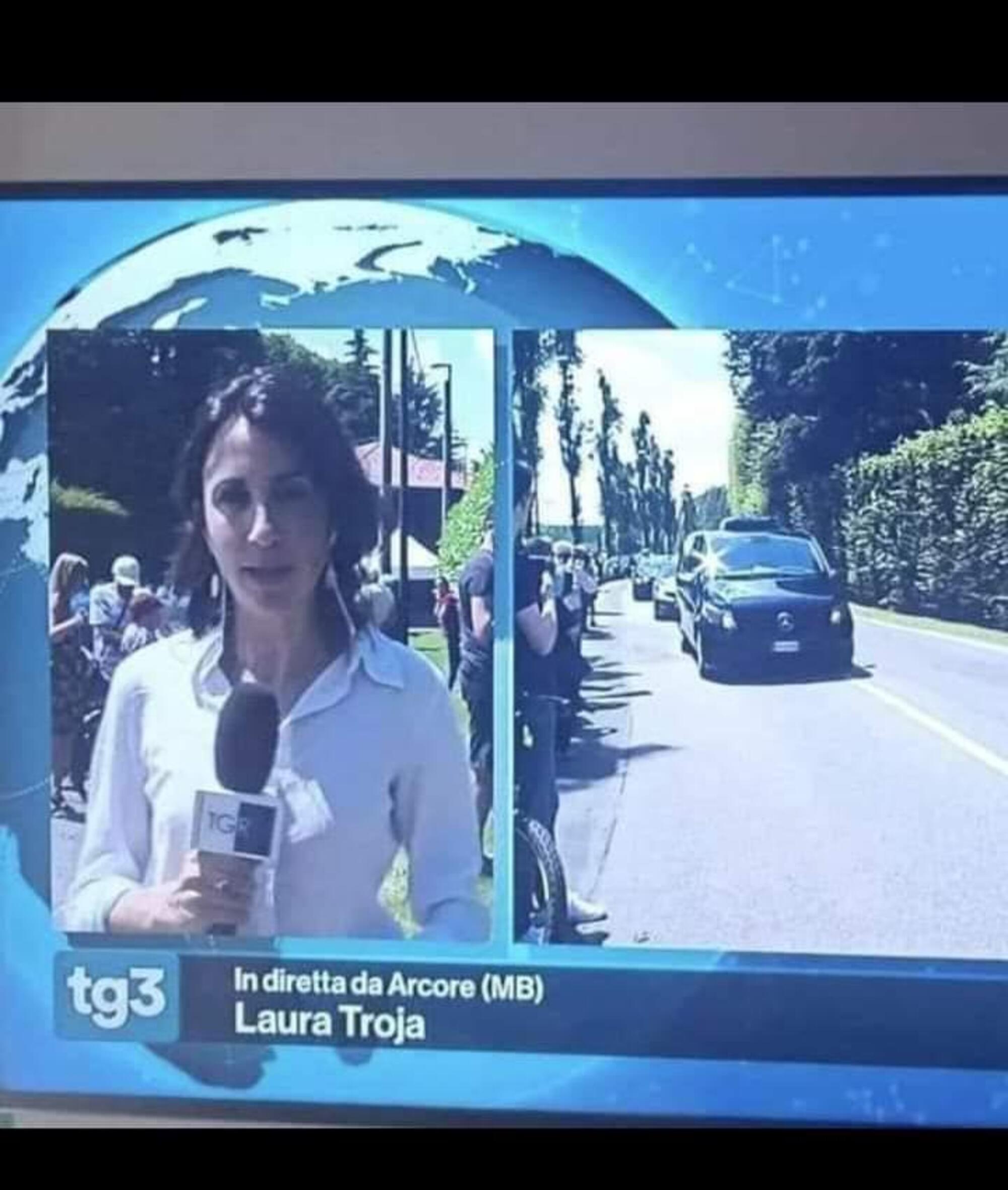 L'inviata del TG3 Laura Troja
