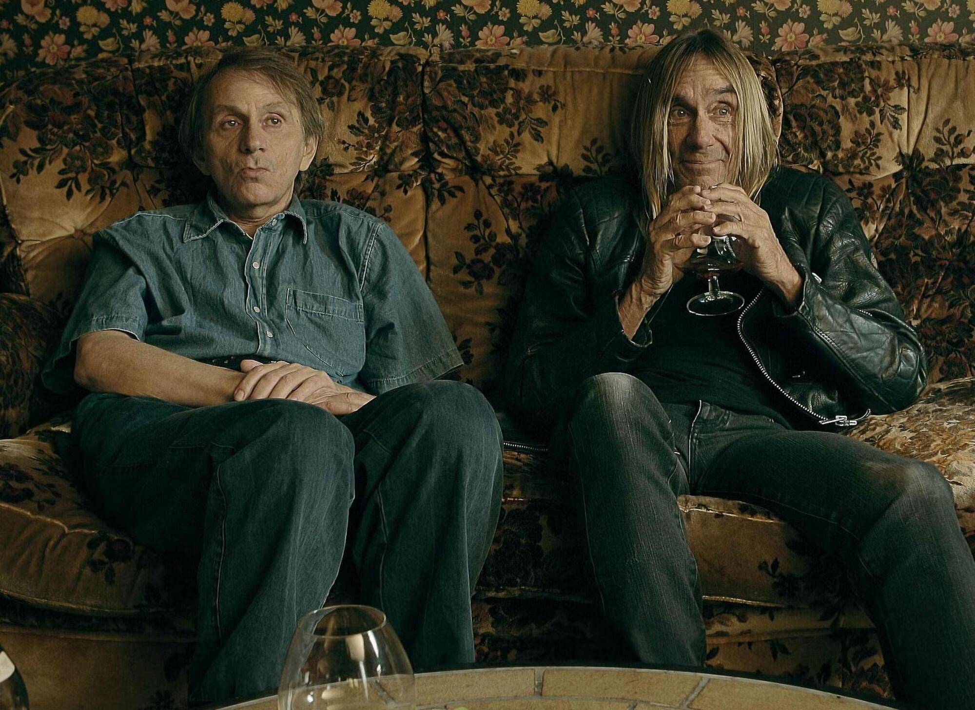 Michel Houellebecq con Iggy Pop