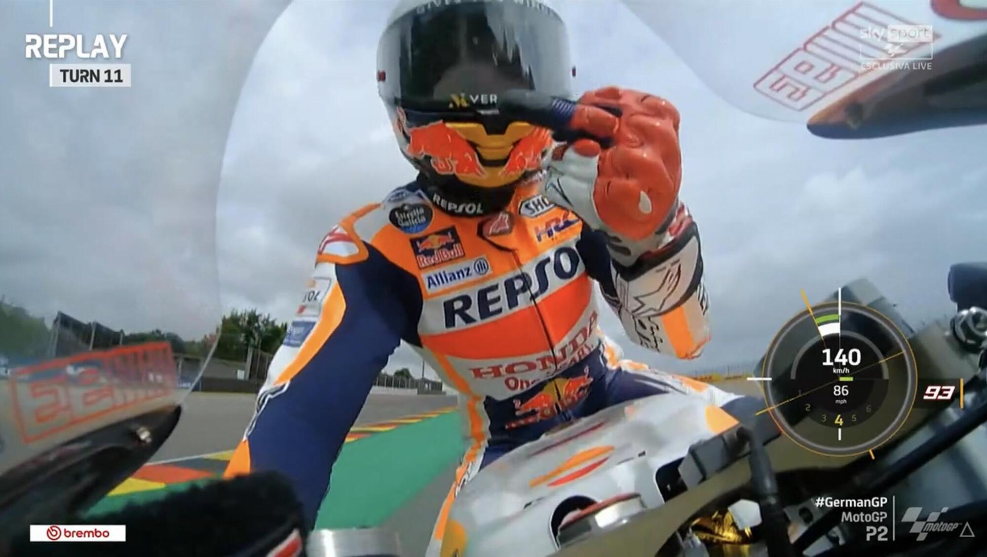 Marc Marquez dito medio sachsenring 2023