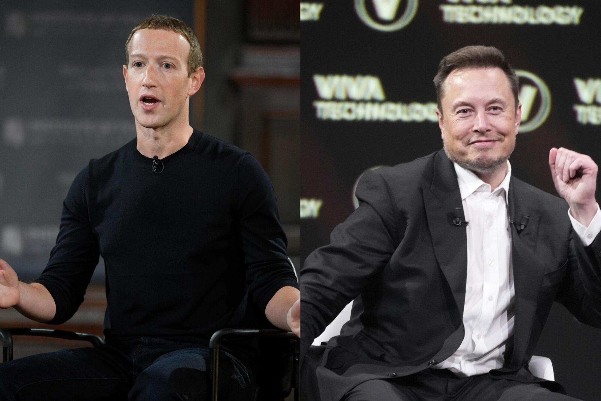 Mark Zuckerberg e Elon Musk