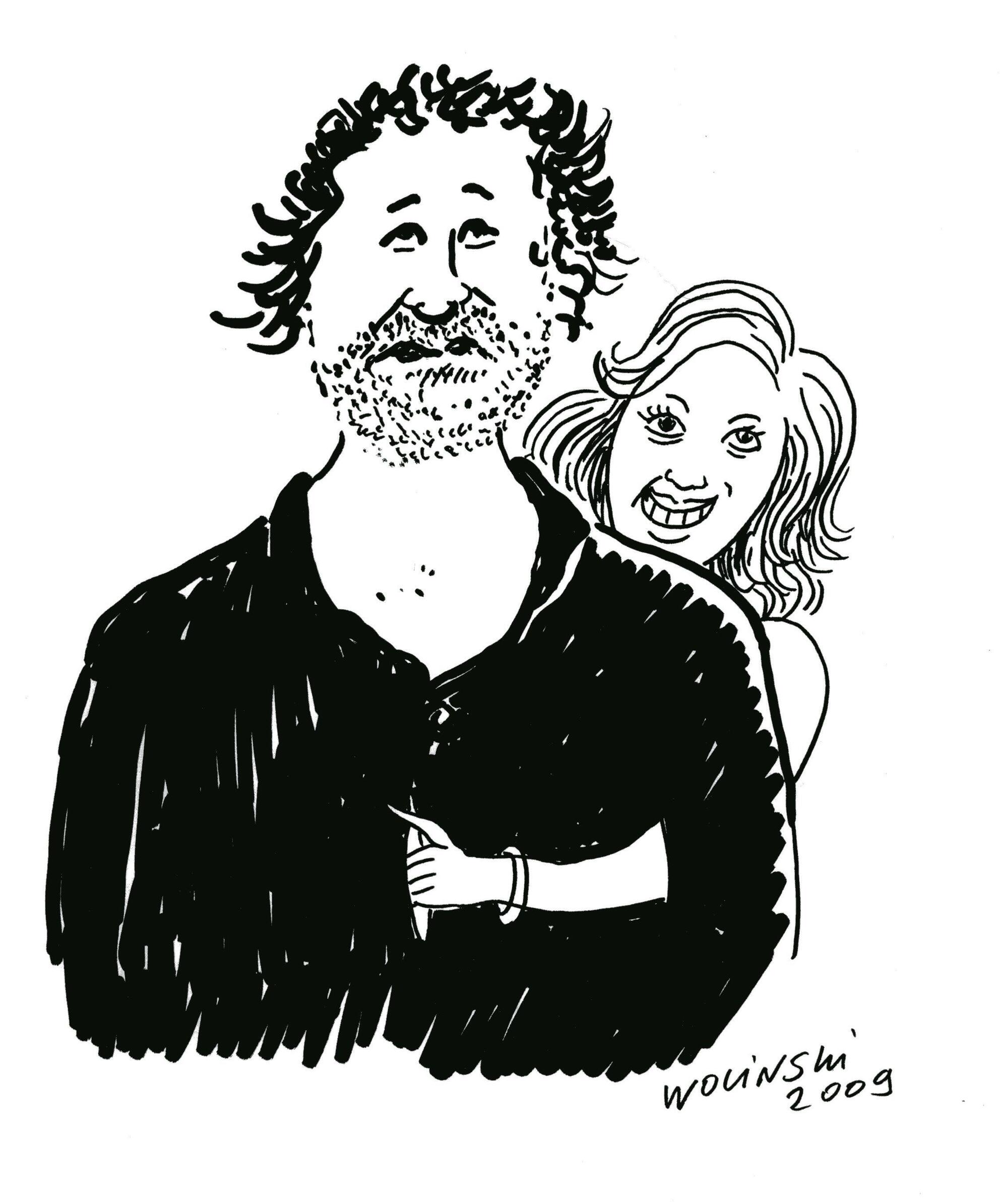 Ritratto Fulvio realizzato da Wolinski
