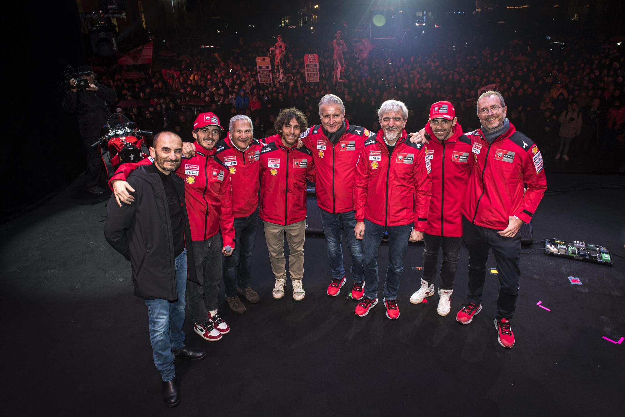 Ducati Corse, Campioni in Piazza Bologna 2022