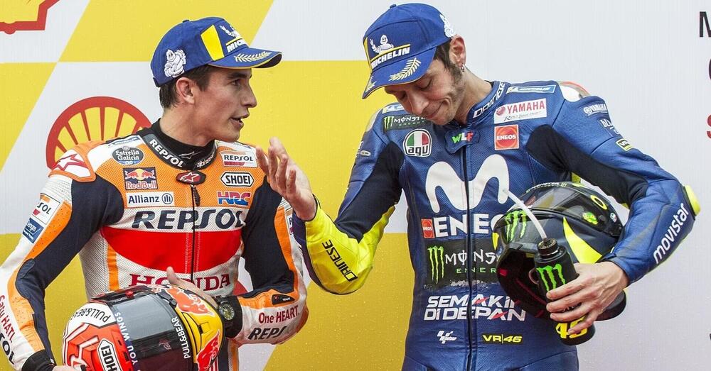 Valentino Rossi e Marc Marquez hanno messo da parte l&rsquo;odio per uno scopo comune (o forse no)