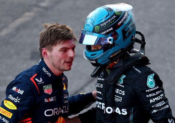 George Russell non crede alle minacce di addio di Max Verstappen: &quot;Dice di voler lasciare per un motivo preciso&quot;