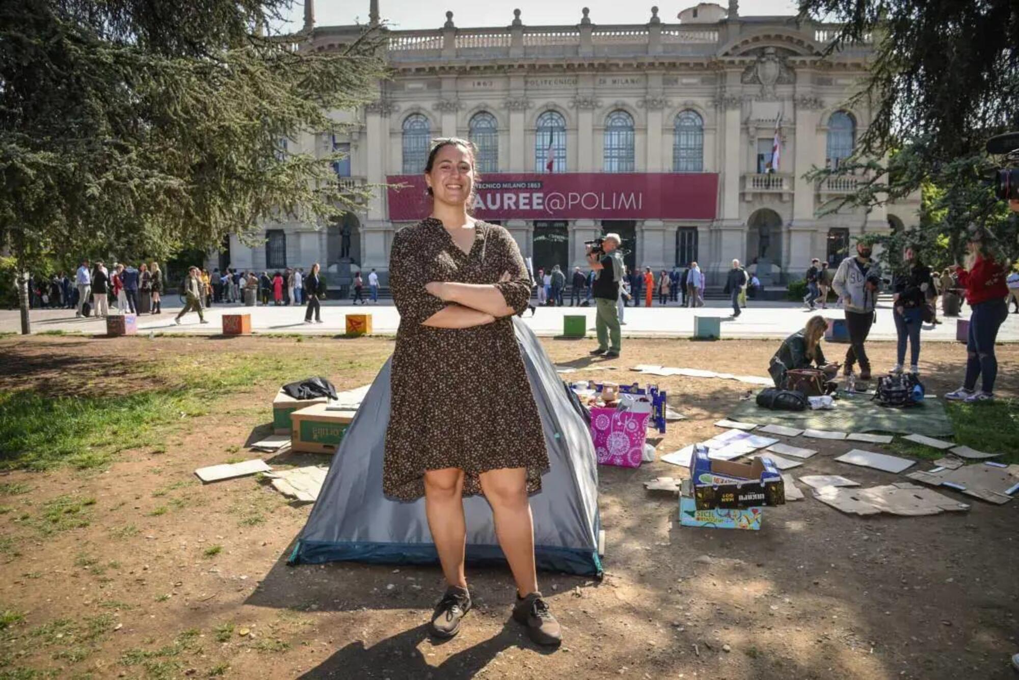 Ilaria Lamera, la studentessa che ha protestato contro il caro affitti