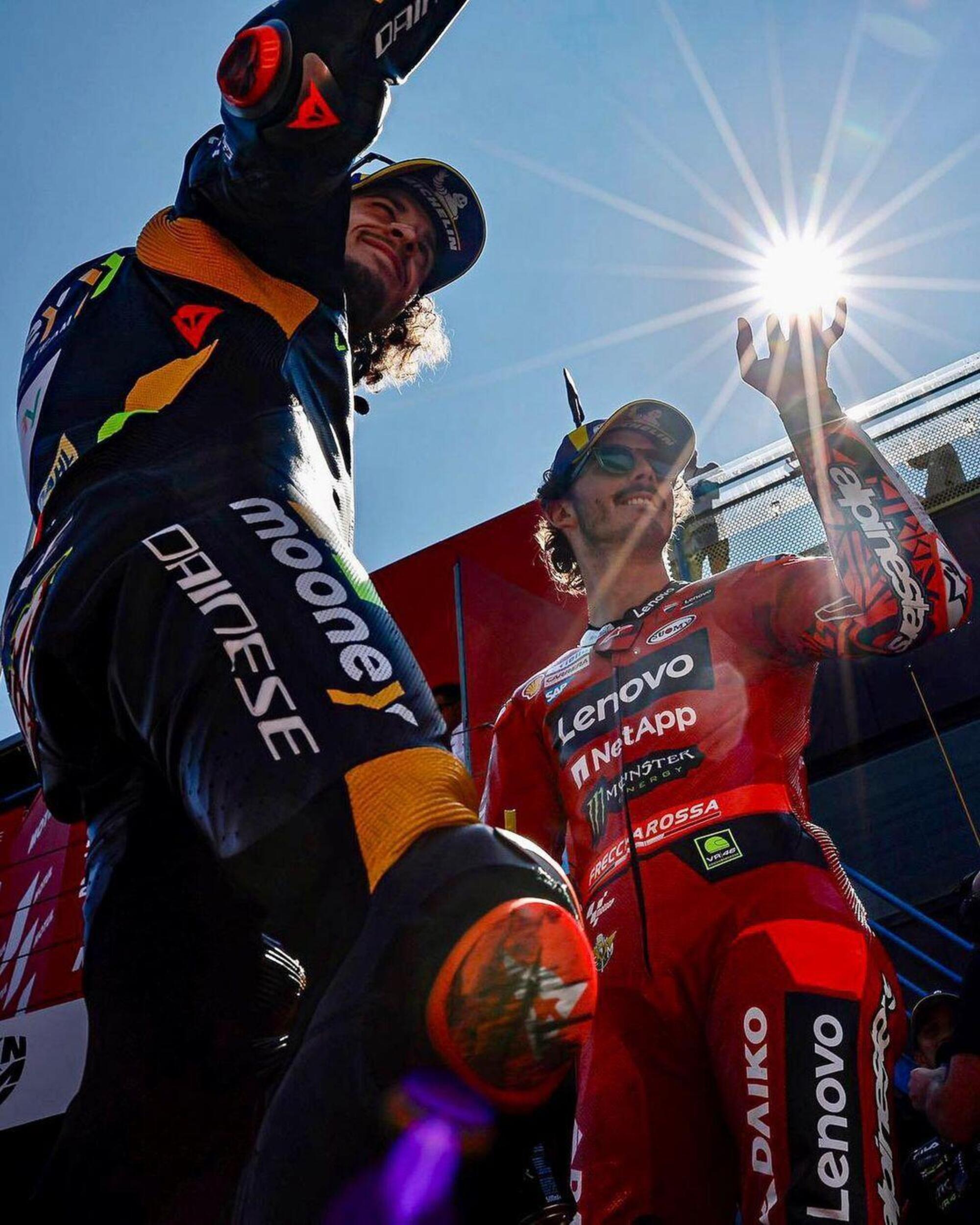 Pecco Bagnaia e Marco Bezzecchi, Assen 2023