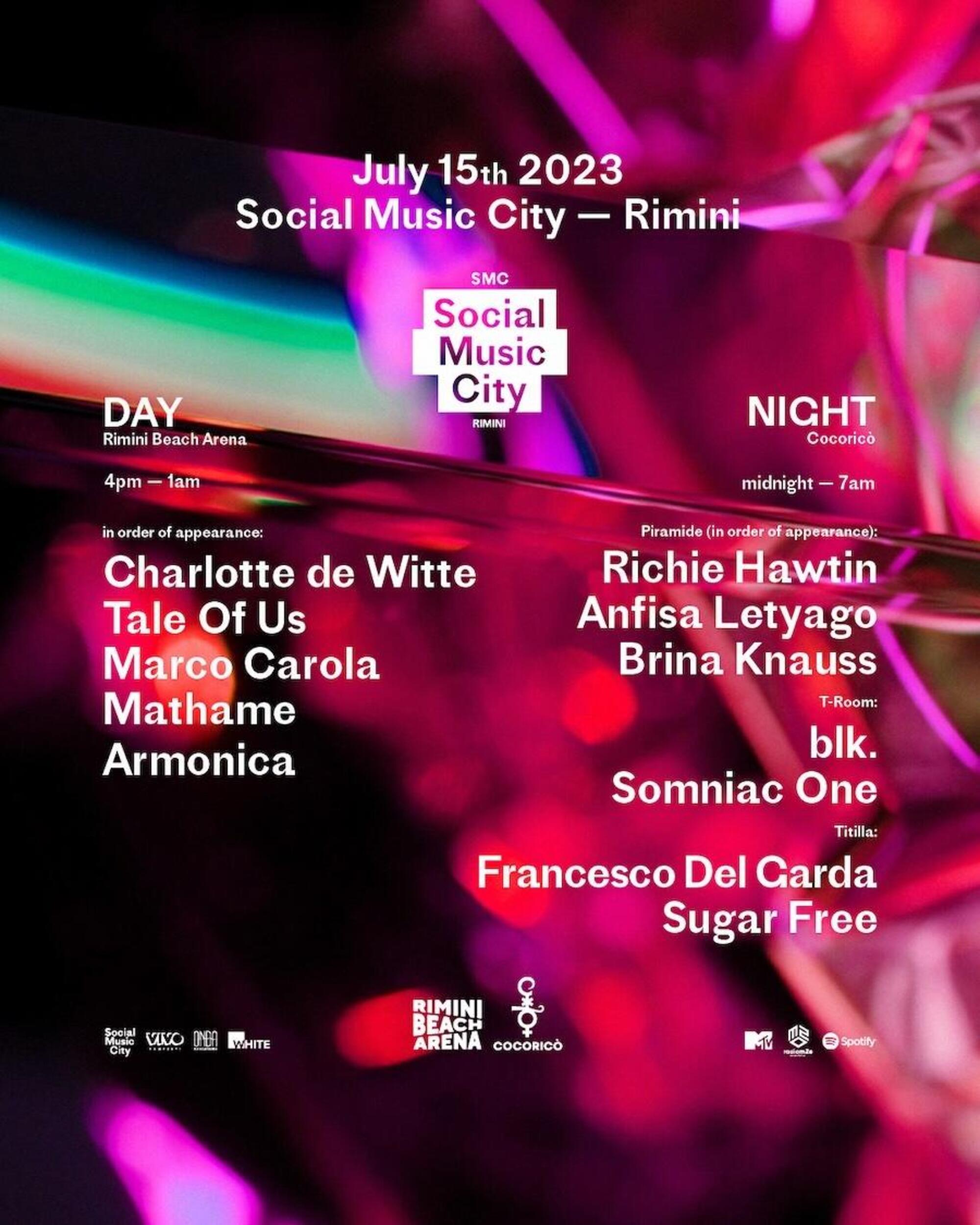 Social Music City Rimini 2023 Cocoricò