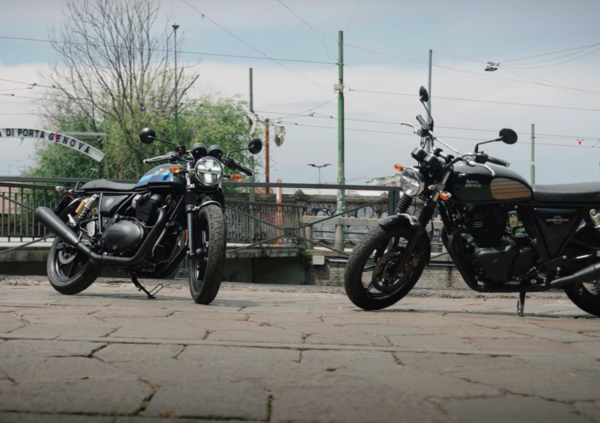 Prova su strada di Royal Enfield Continental GT e Interceptor 650 Blackout 2023: same same, but different [VIDEO]