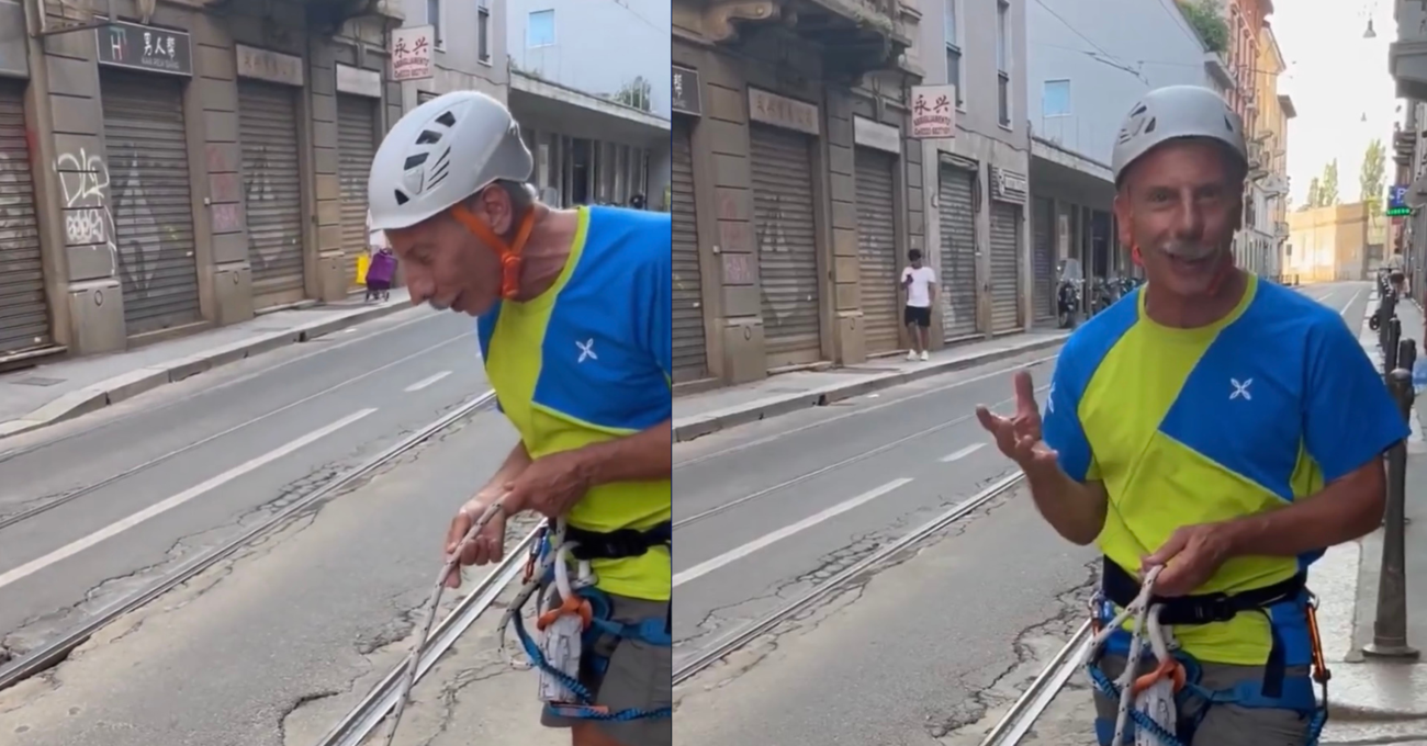 Giovanni Storti percula Beppe Sala sulle buche in strada: &quot;Abbiamo trovato anche Lukaku, per questo non risponde al telefono&quot; [VIDEO]