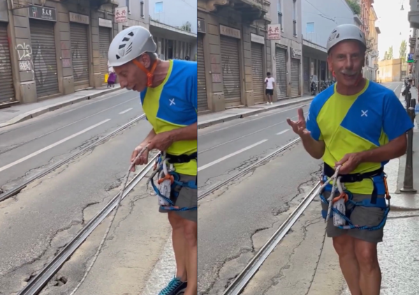 Giovanni Storti percula Beppe Sala sulle buche in strada: &quot;Abbiamo trovato anche Lukaku, per questo non risponde al telefono&quot; [VIDEO]