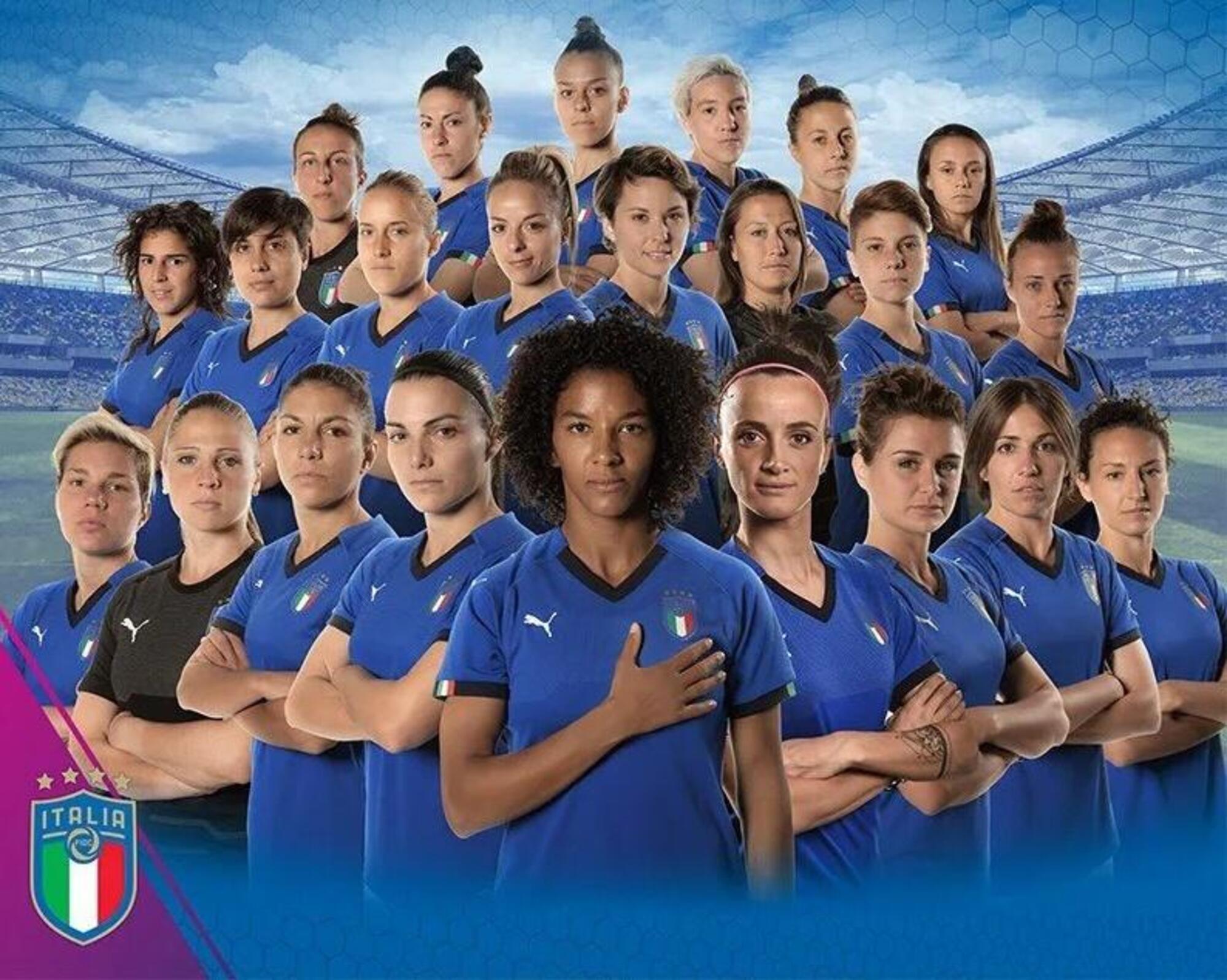 La Nazionale italiana di calcio femminile