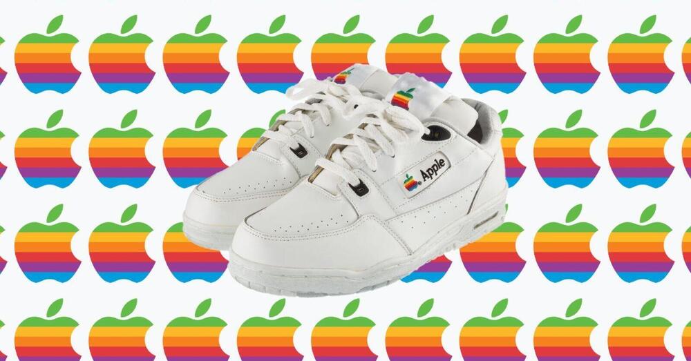 Le sneakers anni 90 by Apple fanno scuola: eccole all&#039;asta ad una cifra folle