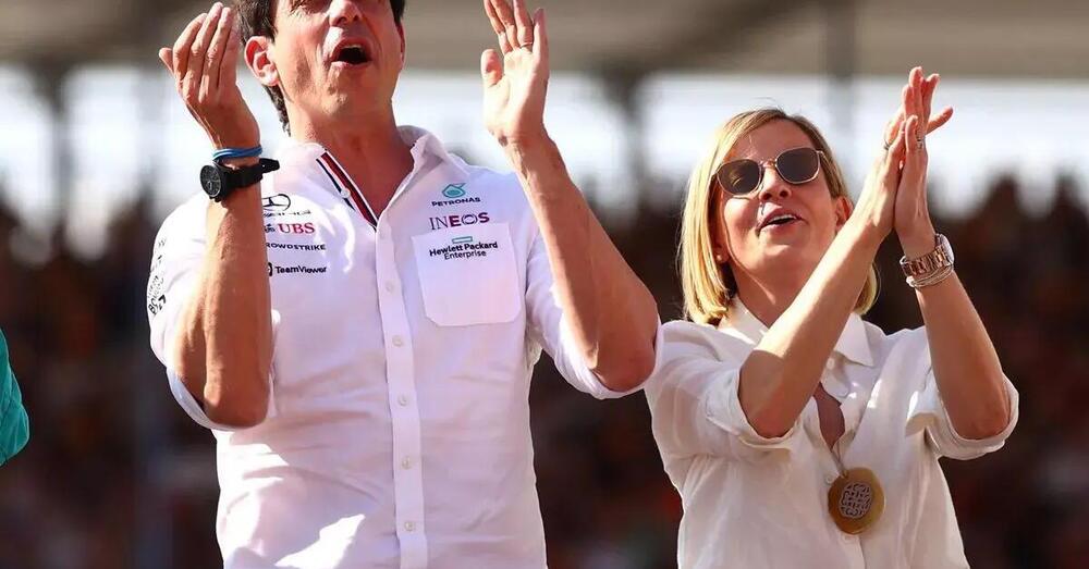 Toto Wolff, la moglie Susie e il paragone con Hamilton: &quot;Urliamo ma non abbiamo pensato al divorzio&quot;