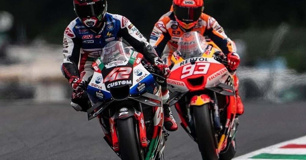 Marc Marquez di ghiaccio con Alex Rins: &ldquo;Ricordo cosa diceva della Honda. Io? Non cercher&ograve; il risultato...&quot;