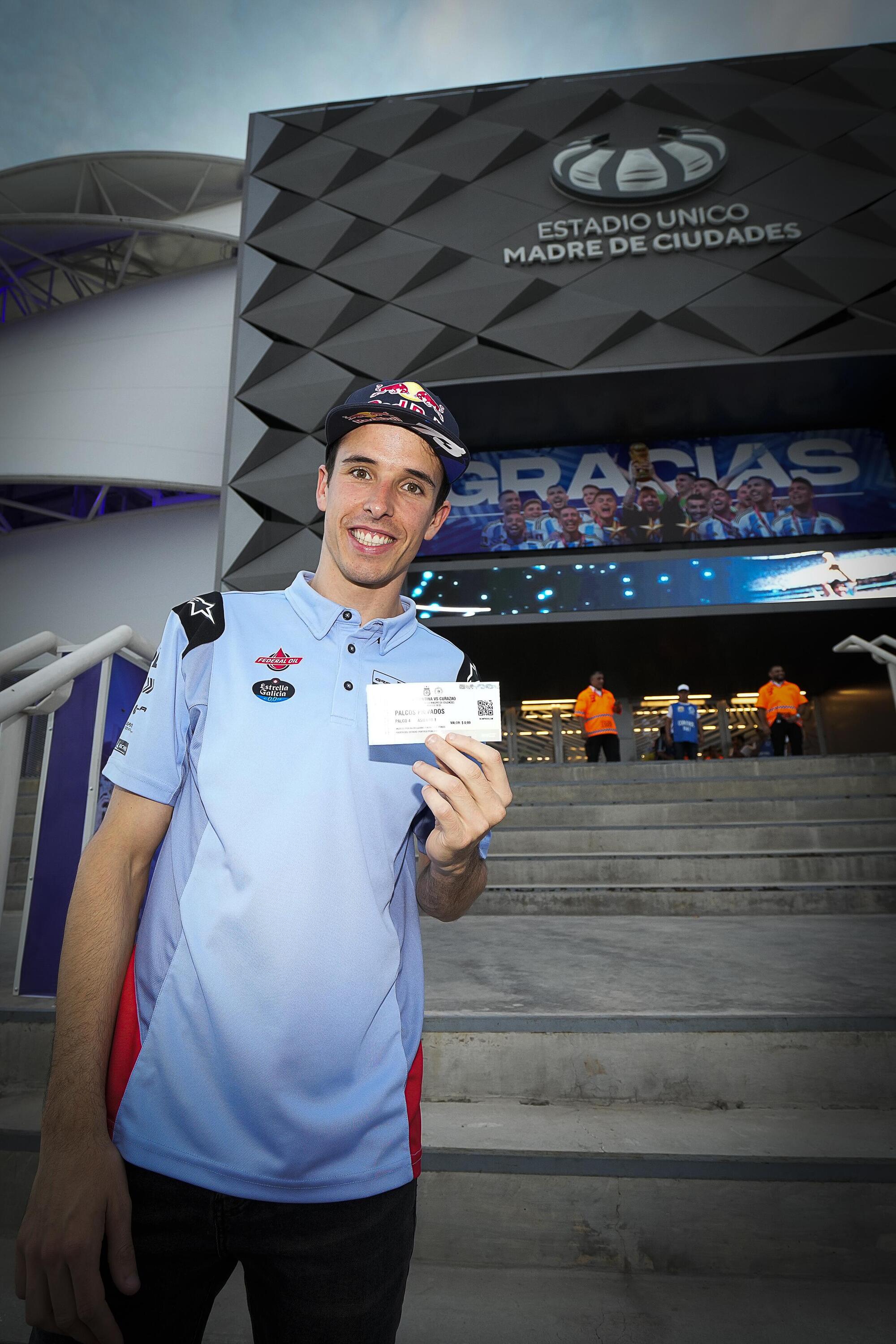 Alex Marquez in Argentina