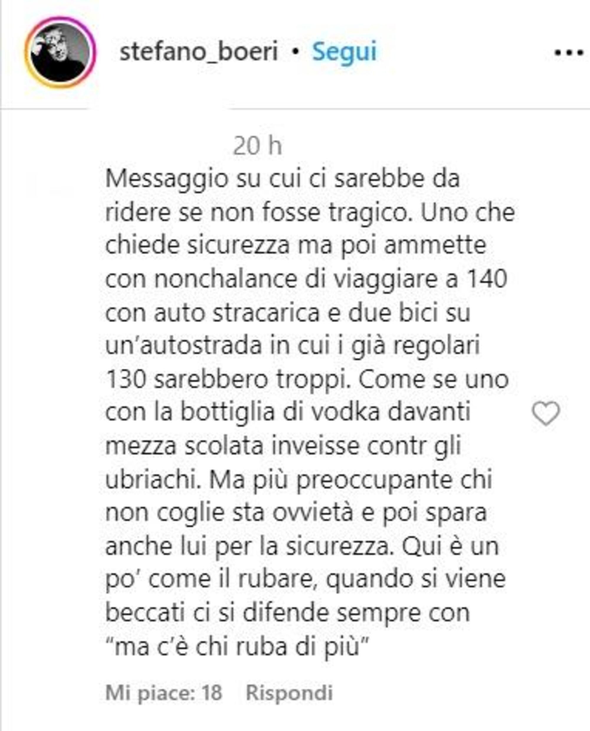 Un utente parla di &quot;messaggio su cui ci sarebbe da ridere se non fosse tragico&quot;