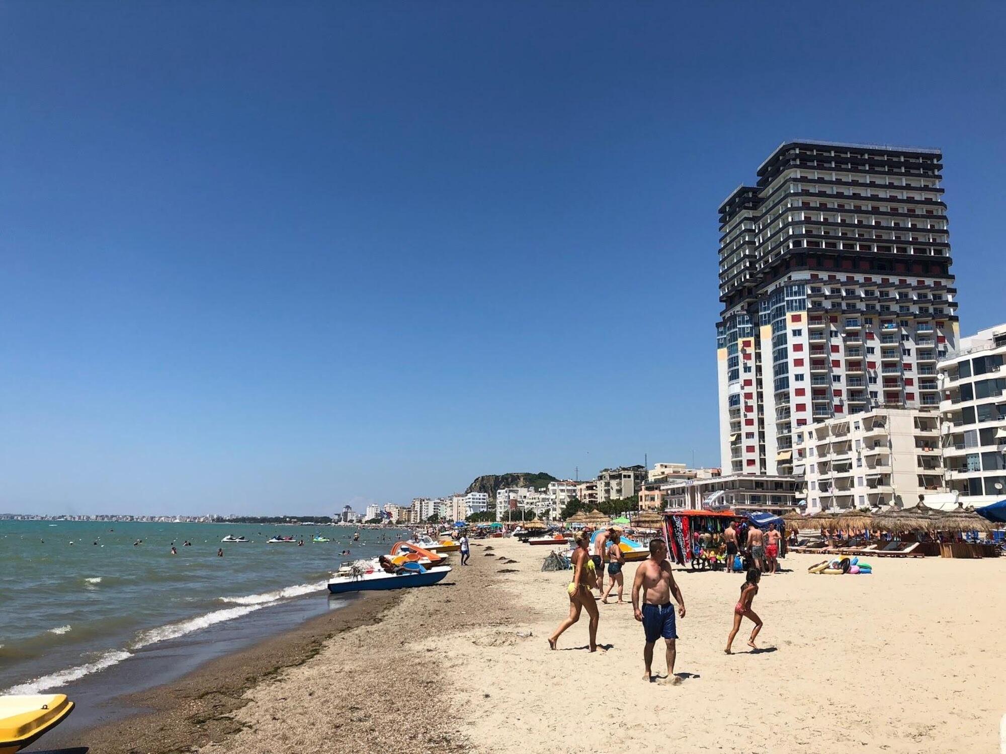 Le spiagge di Durazzo in Albania