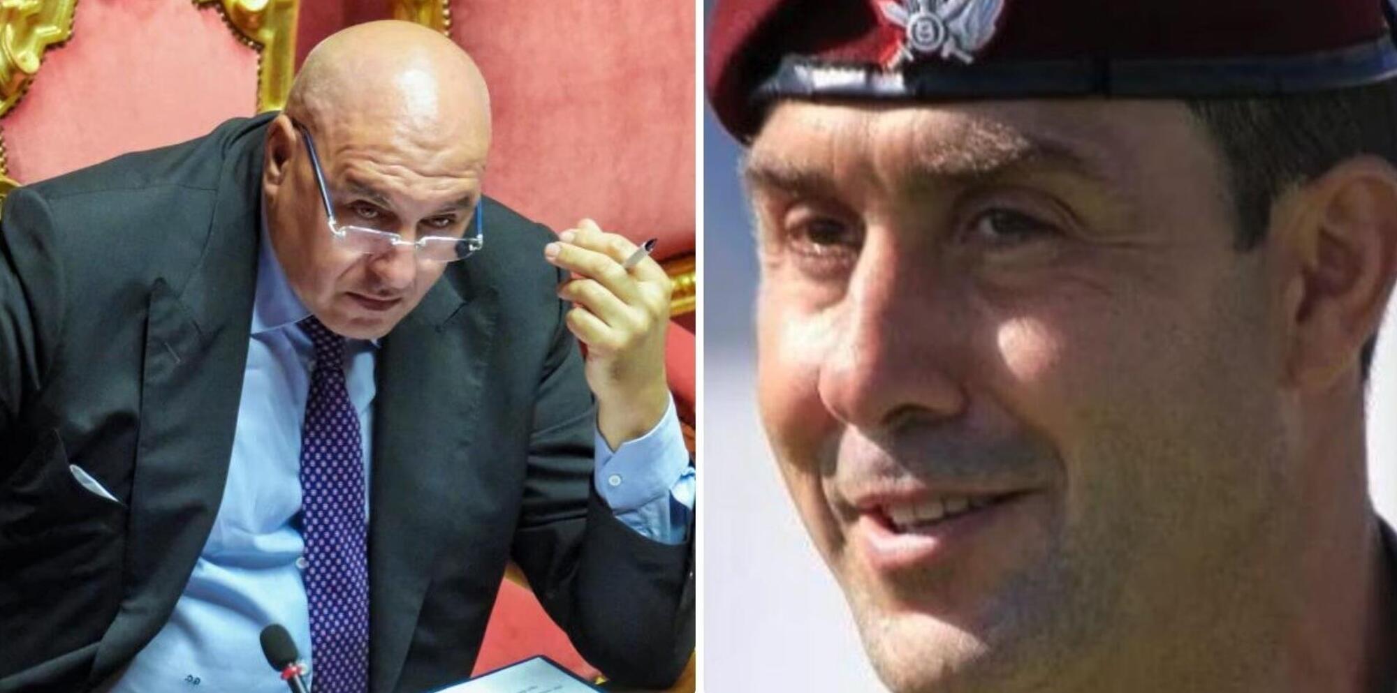 Il ministro della difesa Crosetto e il generale Vannacci