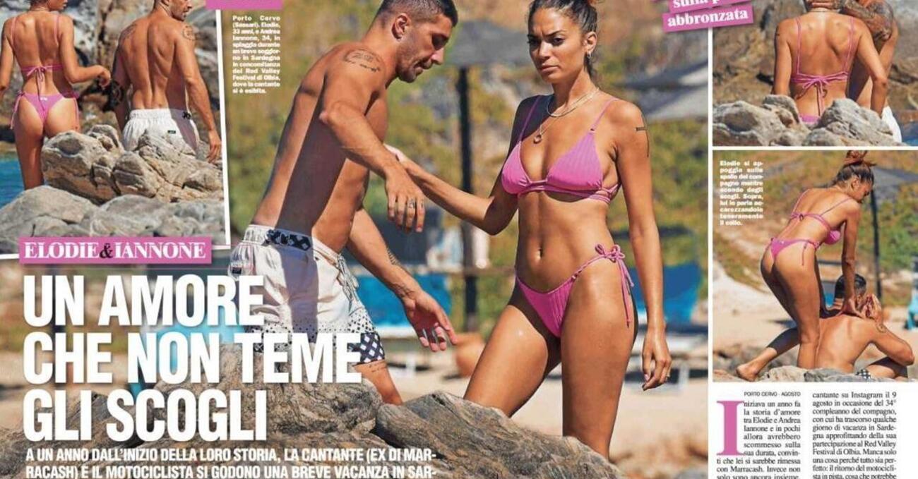 Iannone ed Elodie si godono le vacanze in Sardegna e zittiscono gli invidiosi: la coppia supera l&rsquo;estate? 